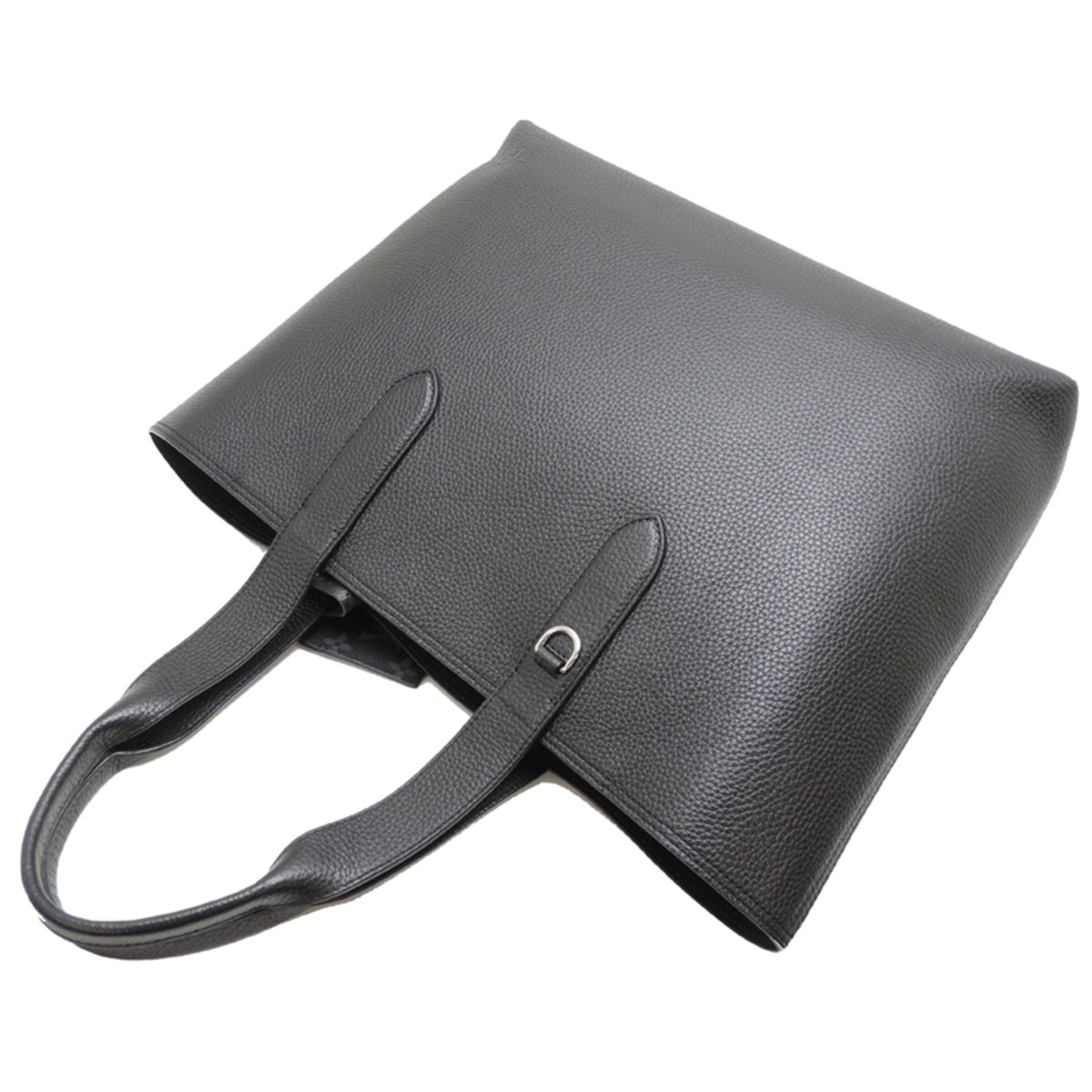 Louis Vuitton Black Leather Tote Bag (Pre-Owned)