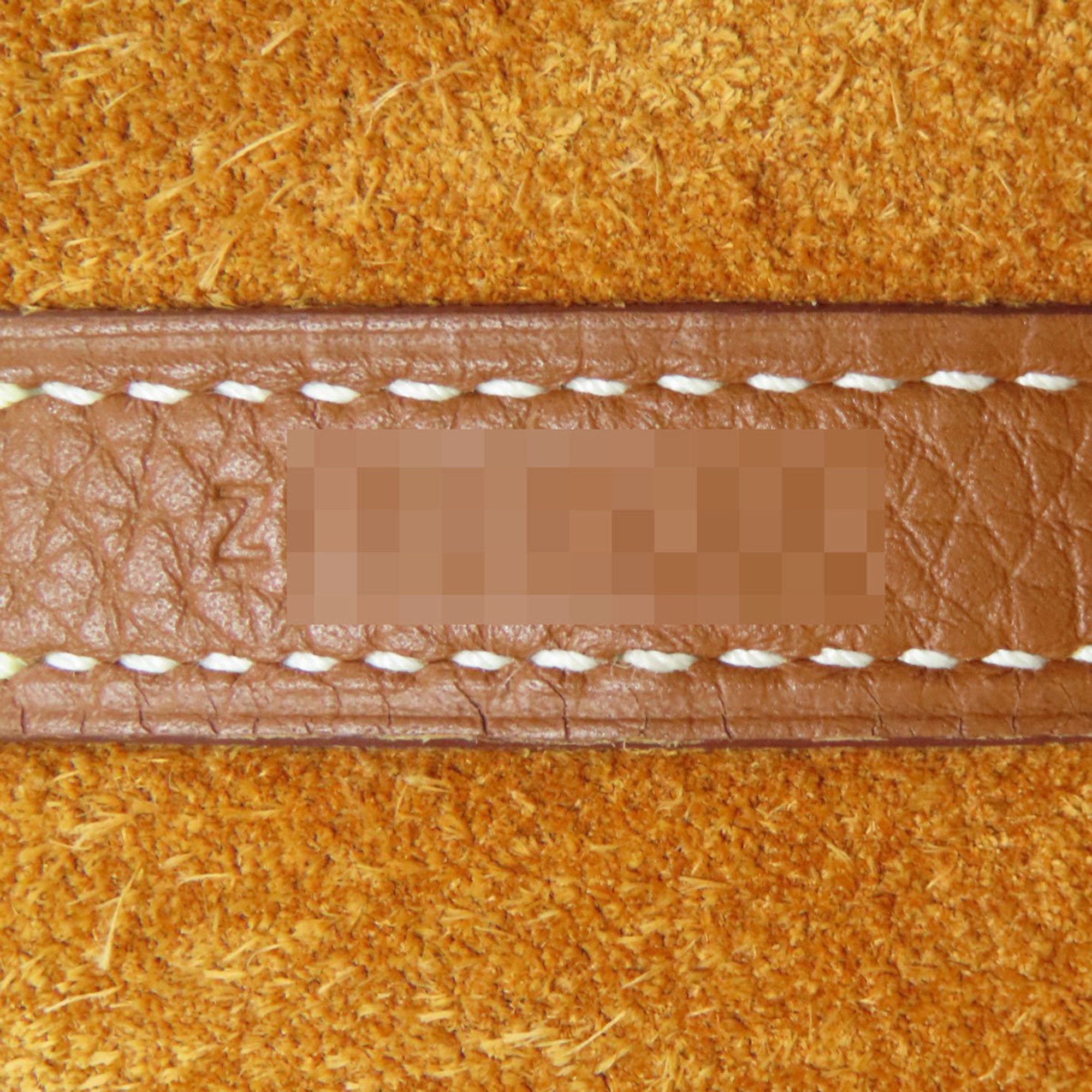 Hermes Brown Taurillon Clemence Leather Handbag (Pre-Owned)