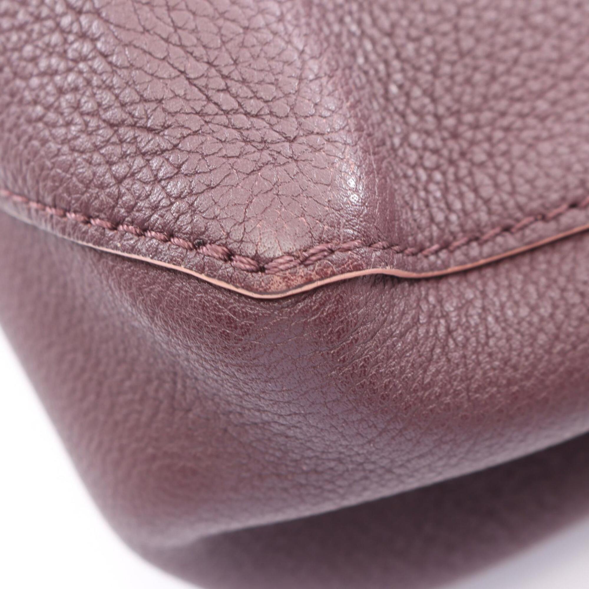 Louis Vuitton Bordeaux Leather Handbag (Pre-Owned)