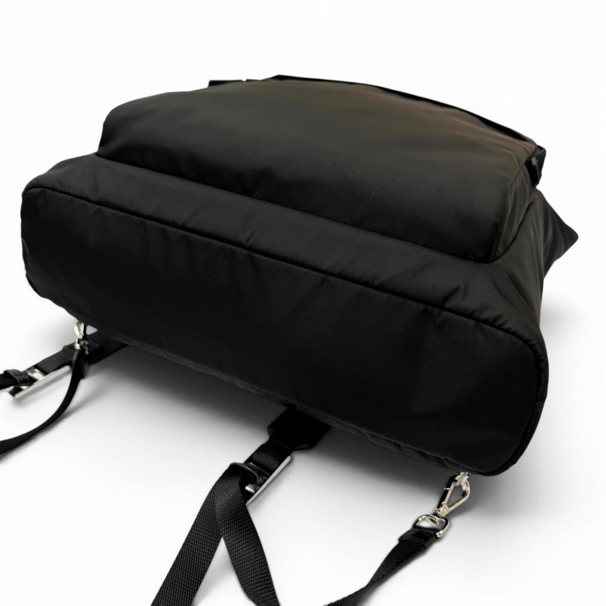 Prada Black Polyamide Leather Tote Bag (Pre-Owned)