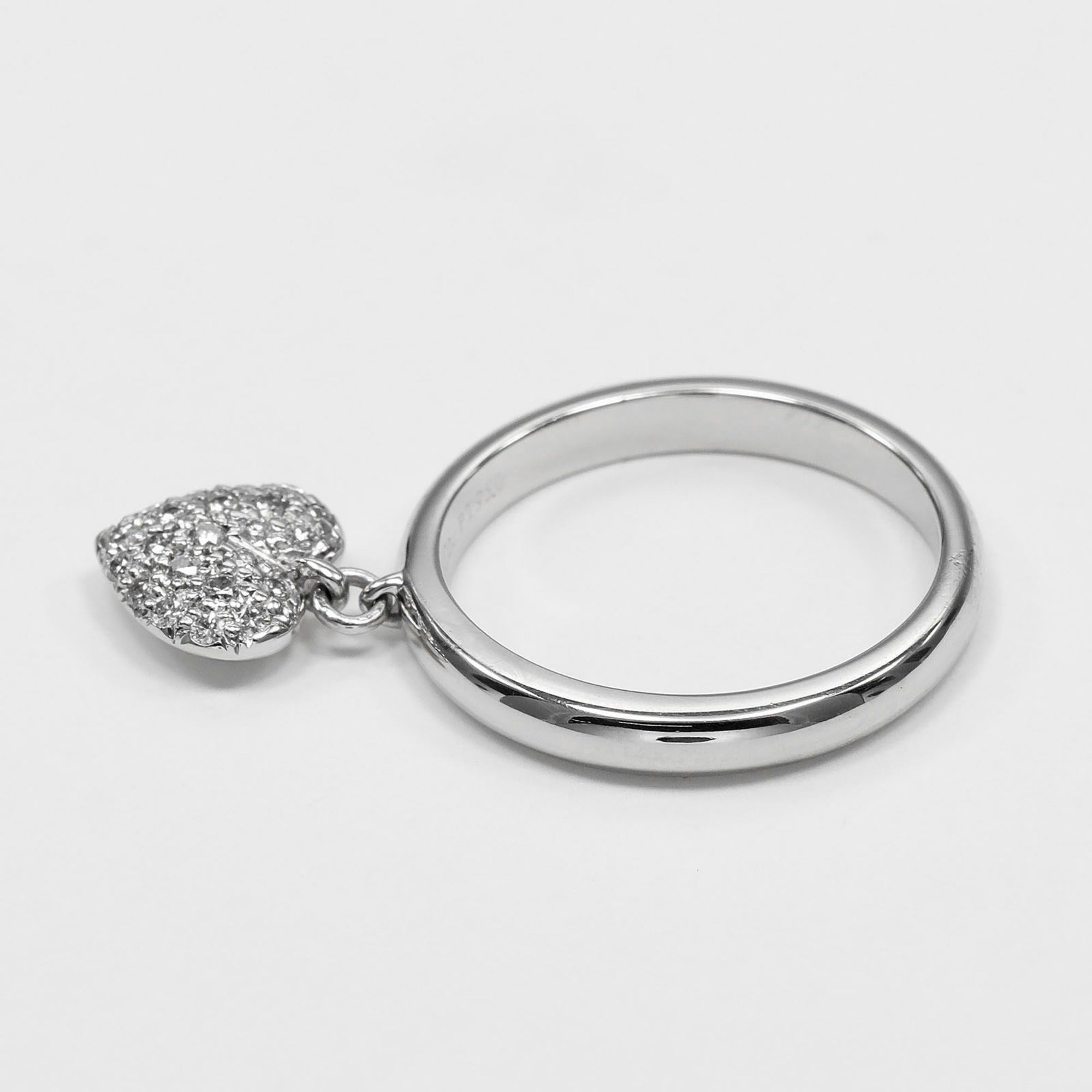 Tiffany Platinum Platinum 950 Band Ring (Pre-Owned)
