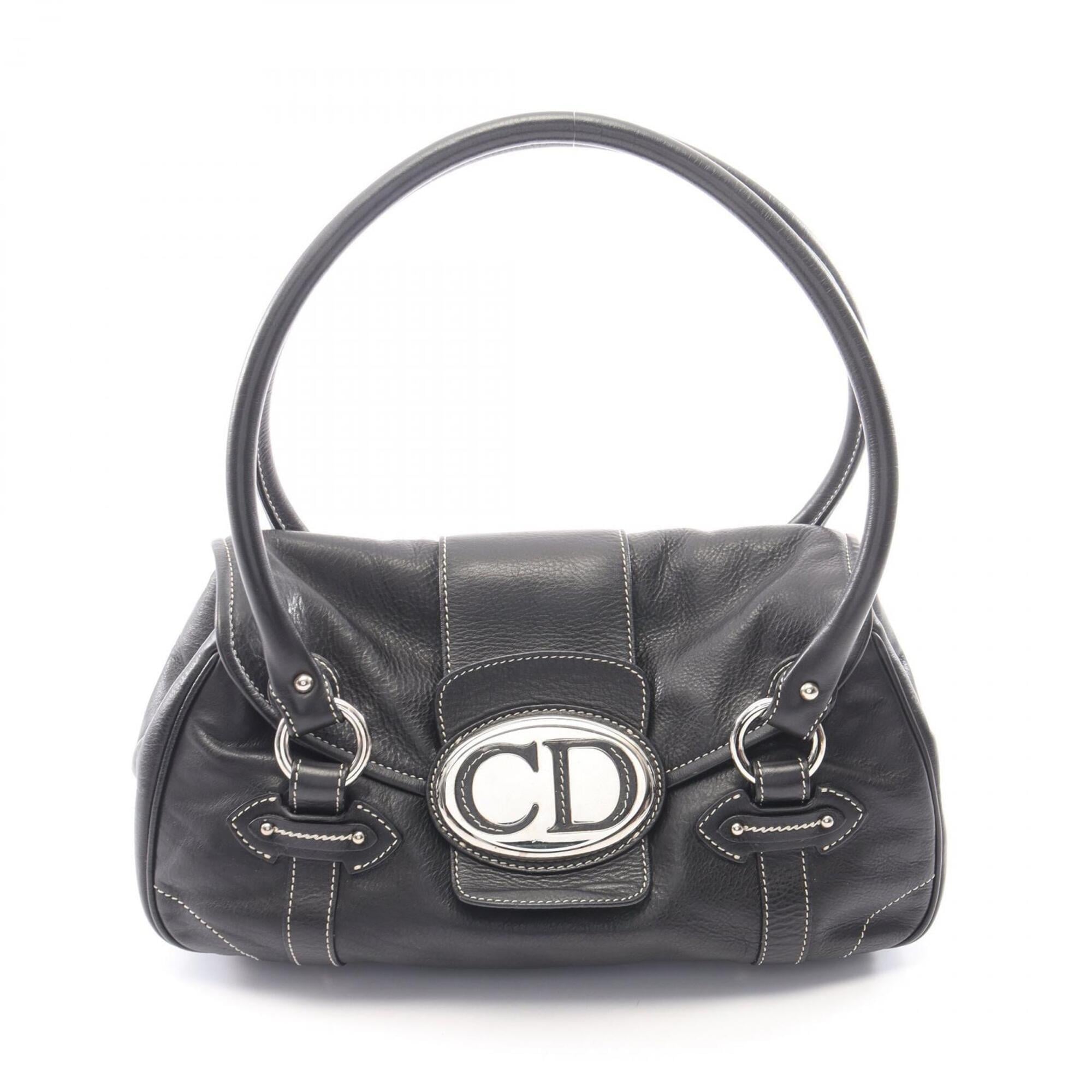 Christian Dior Black Leather Handbag (Pre-Owned)