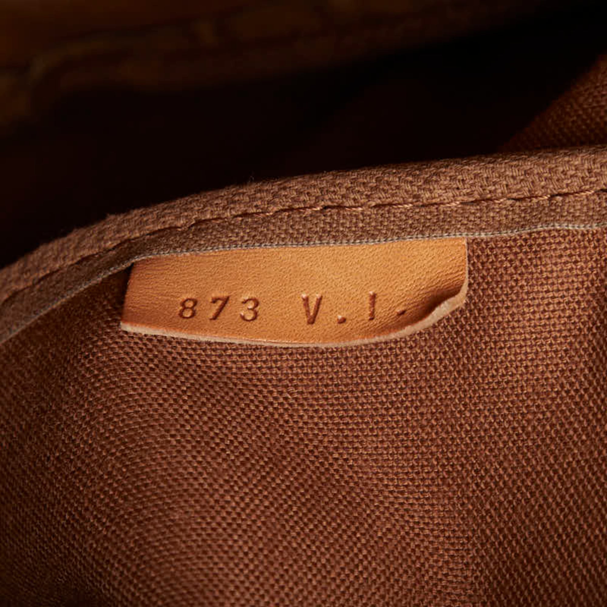 Louis Vuitton Brown Pvc Leather Shoulder Bag (Pre-Owned)