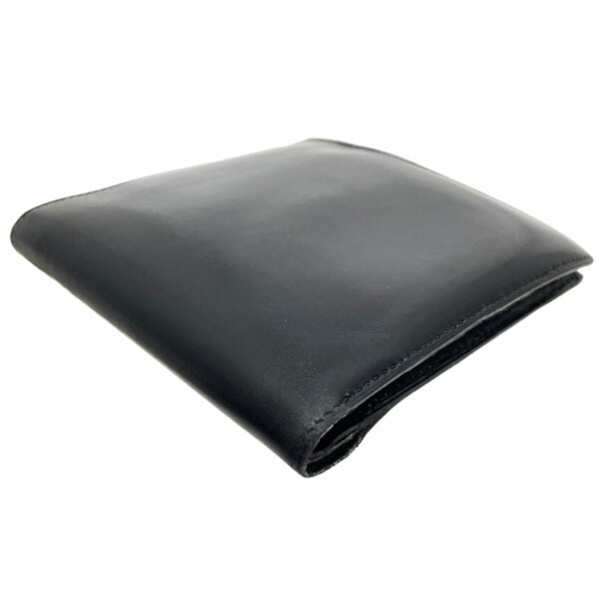 Hermes Black Leather Wallet (Bi-Fold) (Pre-Owned)
