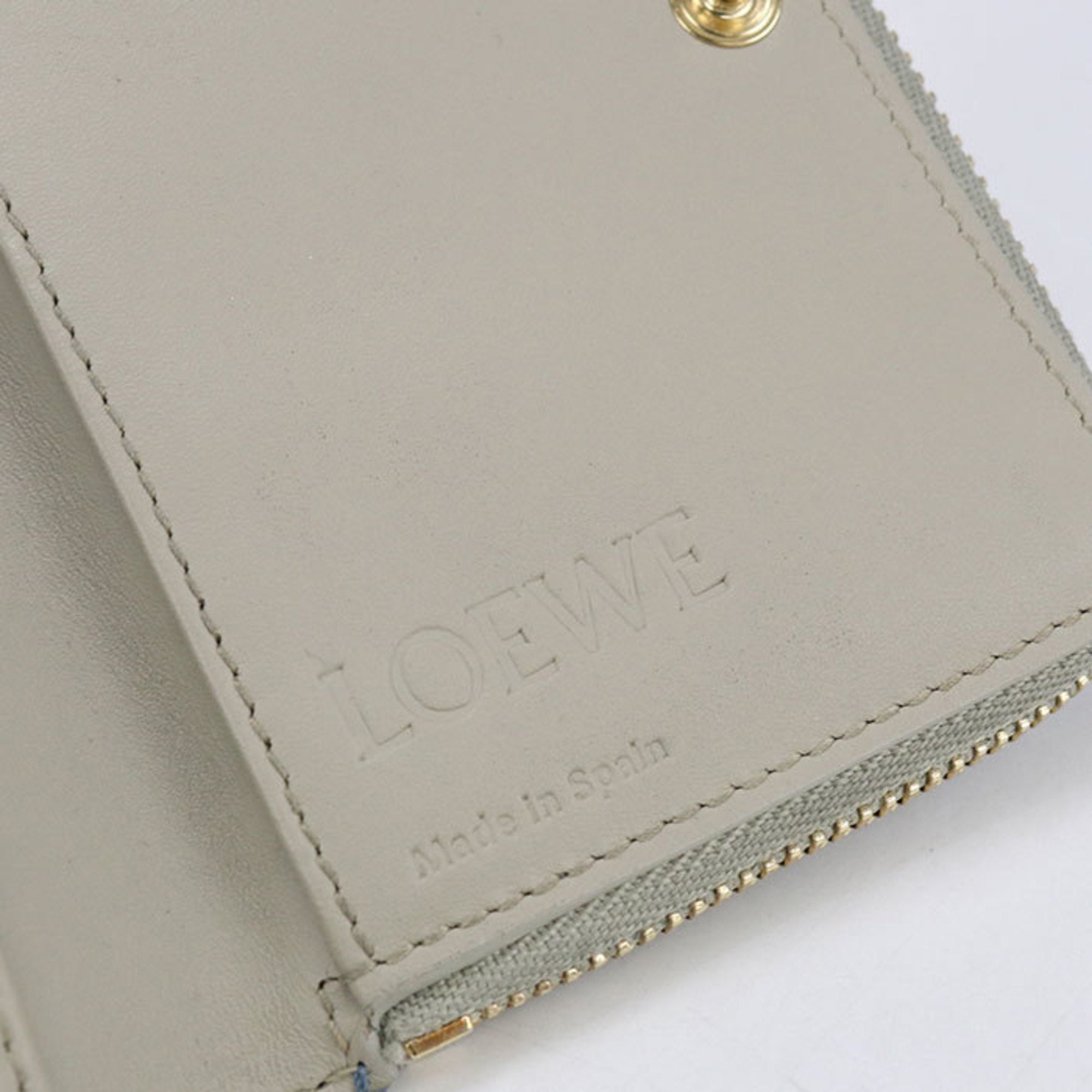 Loewe Blue Leather Wallet (Bi-Fold) (Pre-Owned)