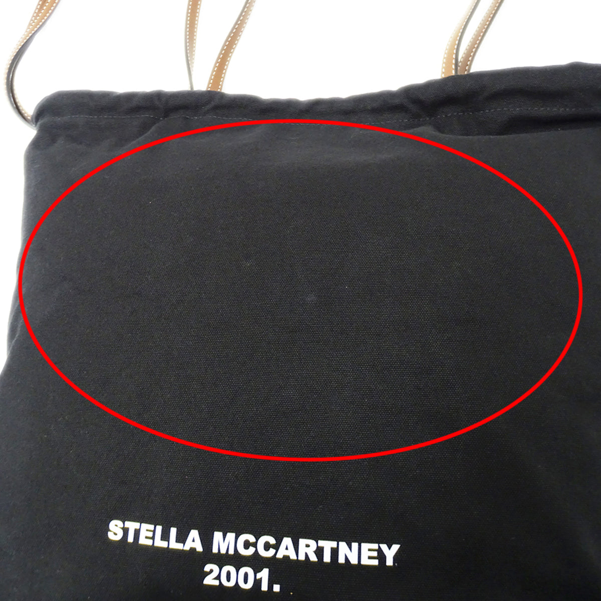 Stella Mccartney Black Canvas Handbag Tote Bag (Pre-Owned)