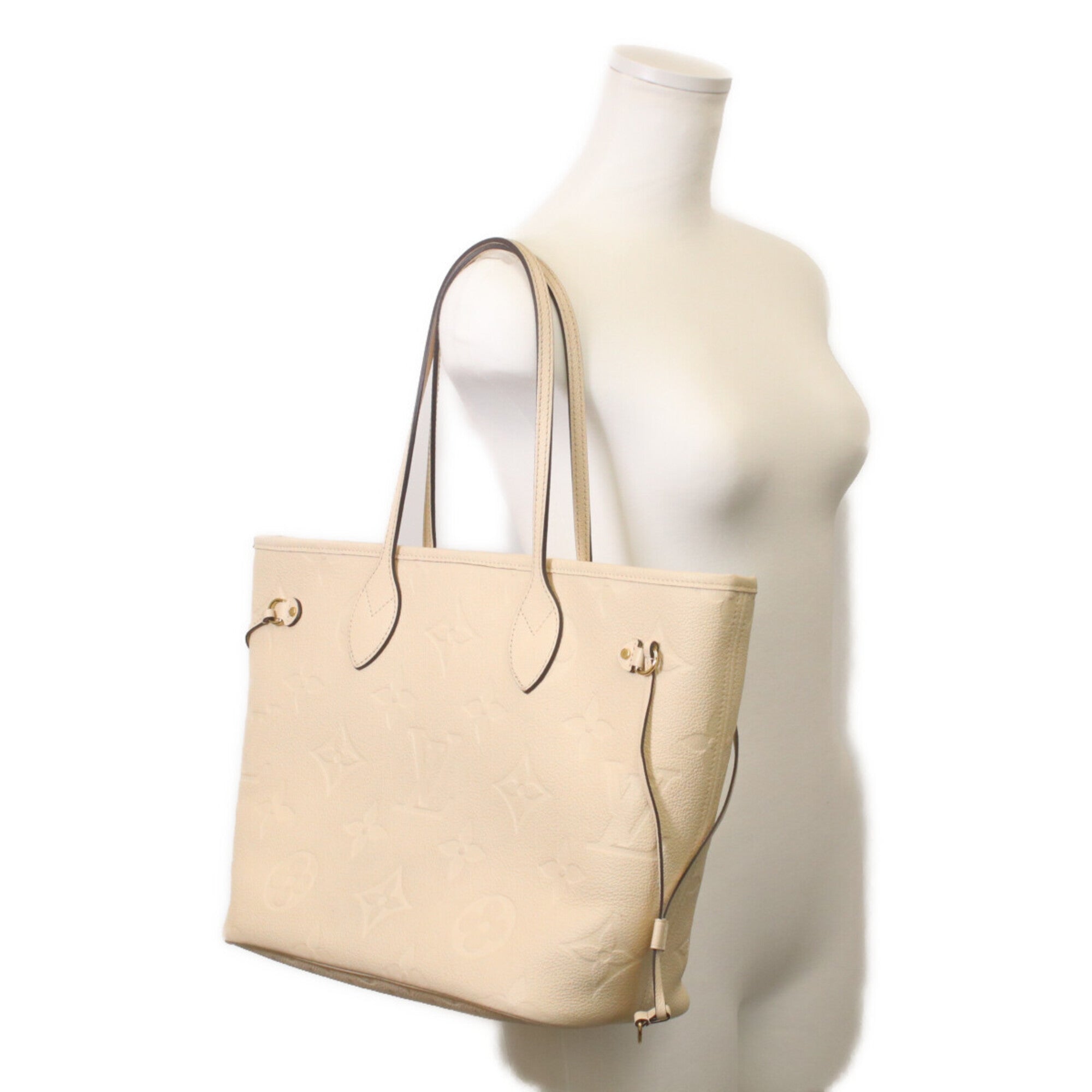 Louis Vuitton Ivory Monogram Empreinte Pouch Tote Bag (Pre-Owned)