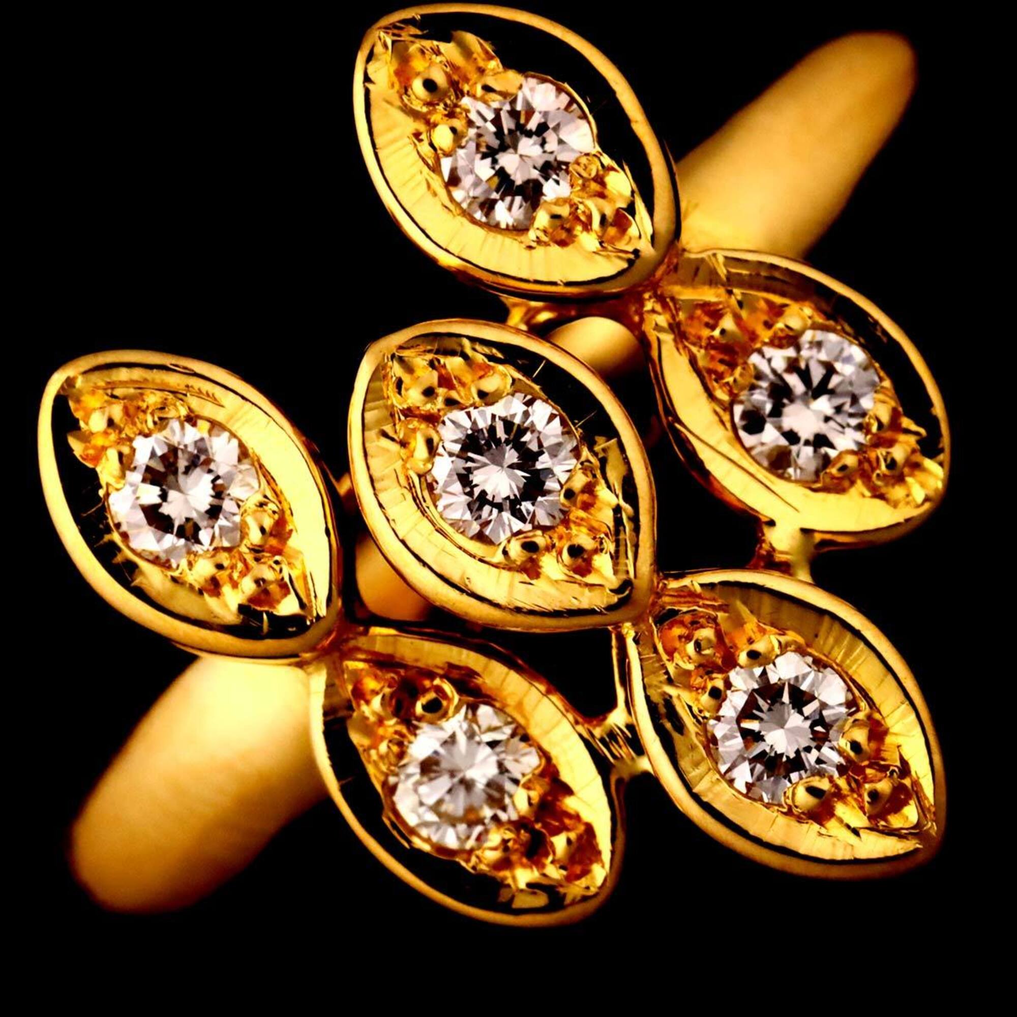 Christian Dior Yellow Gold (18K) Band Ring (Pre-Owned)