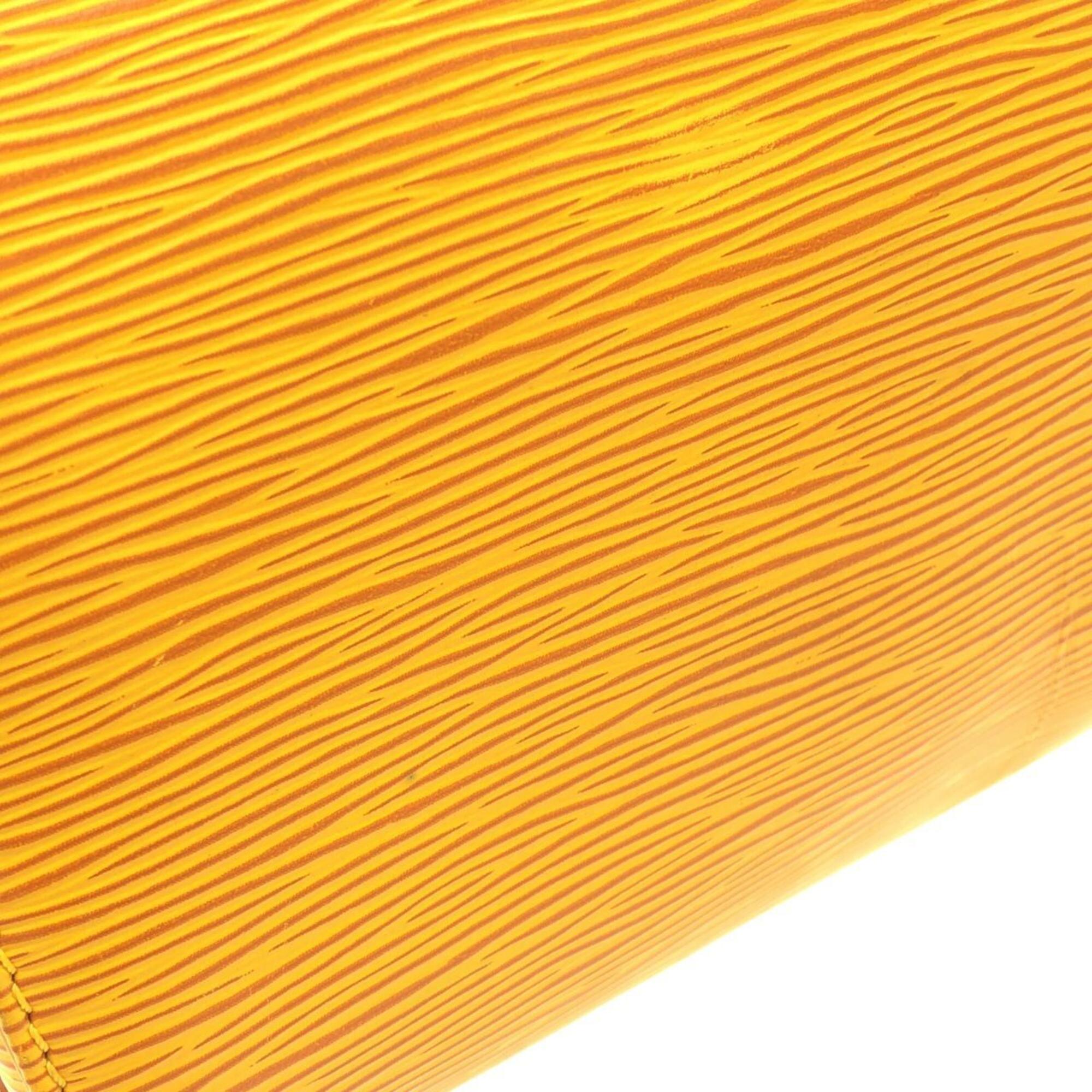 Louis Vuitton Yellow Leather Boston Bag (Pre-Owned)