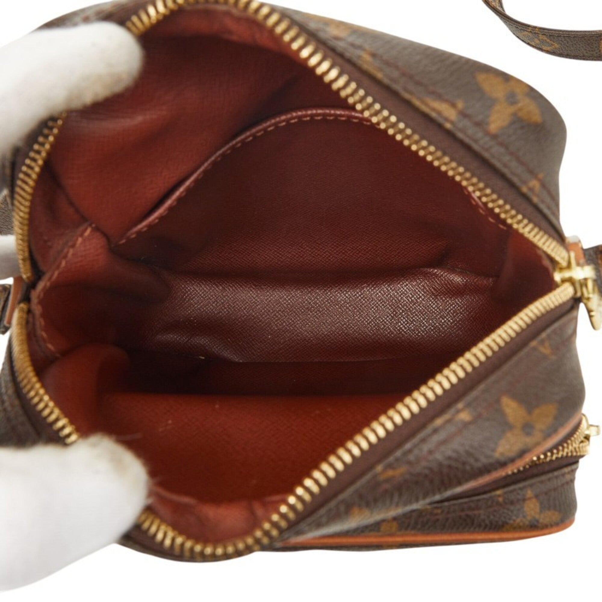 Louis Vuitton Monogram Brown Pvc Leather Shoulder Bag (Pre-Owned)
