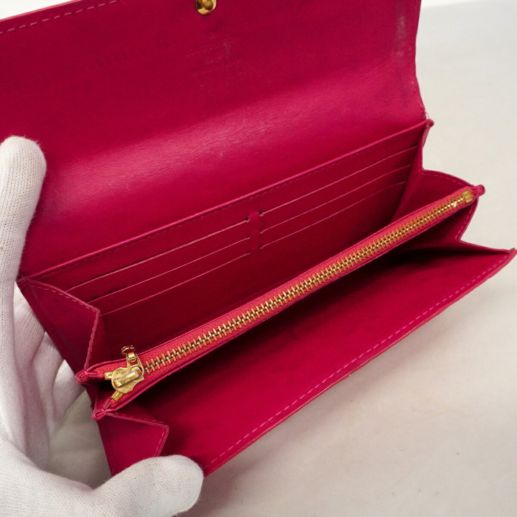 Louis Vuitton Rose Pop Long Wallet (Bi-Fold) (Pre-Owned)