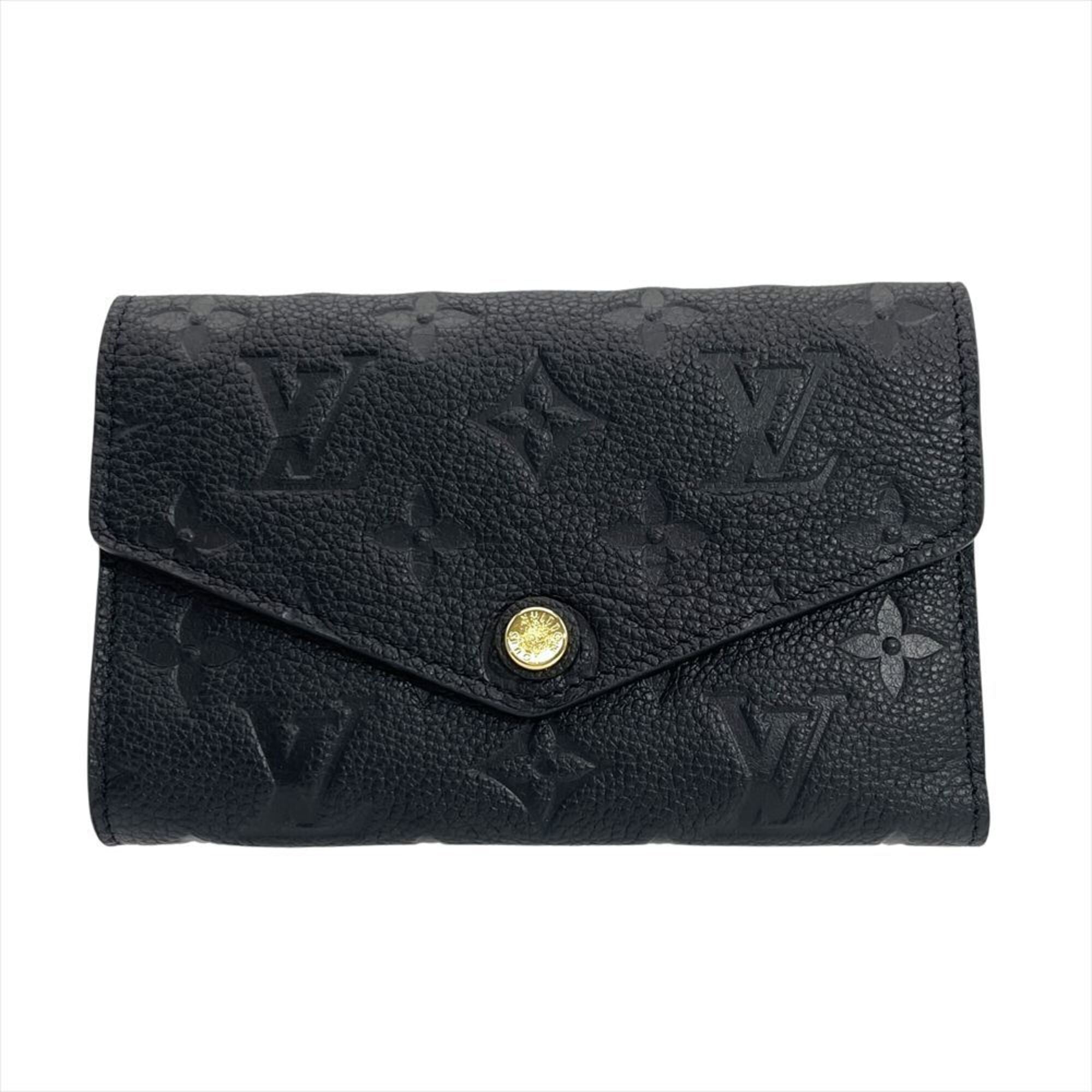 Louis Vuitton Black Monogram Monogram Empreinte Wallet (Tri-Fold) (Pre-Owned)