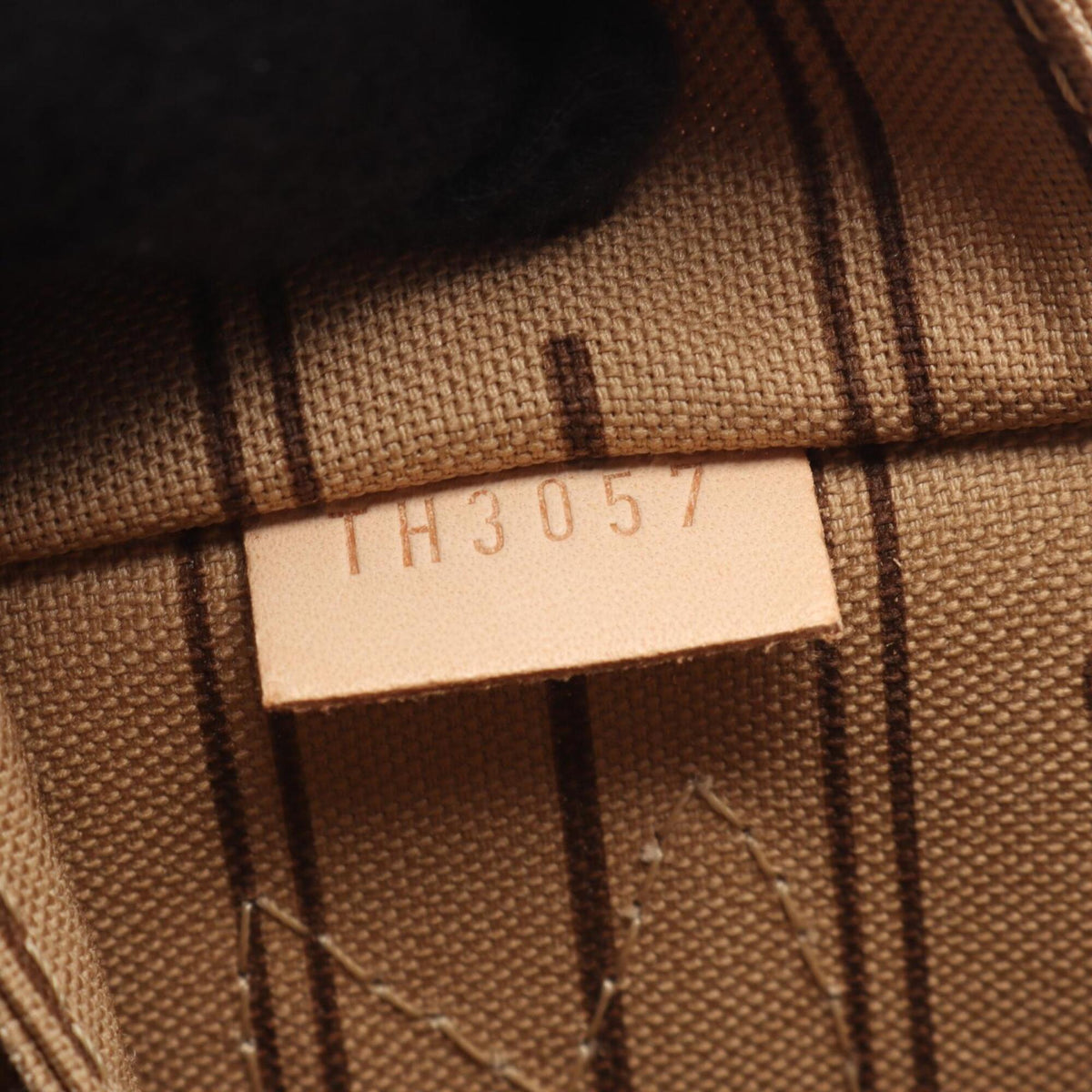 Louis Vuitton Brown Coated Canvas Leather Handbag Tote Bag (Pre-Owned)
