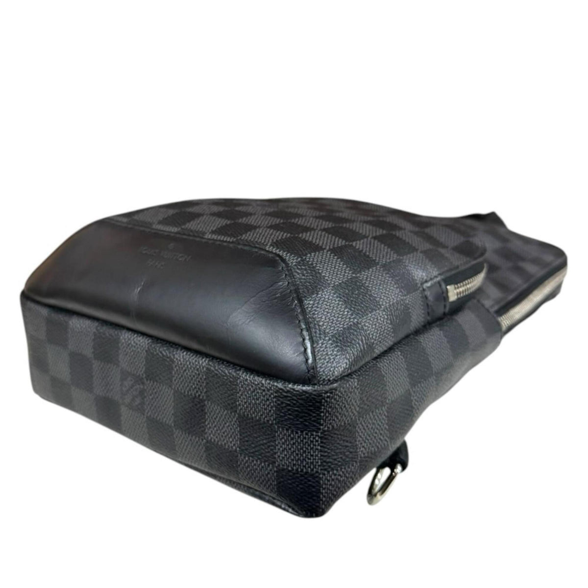 Louis Vuitton Black Gray Damier Graphite Sling Bag (Pre-Owned)
