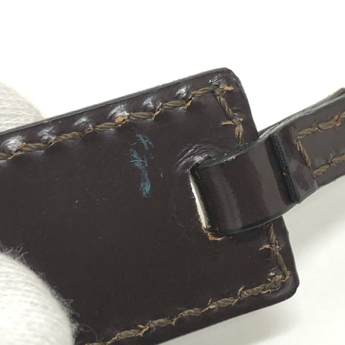 Celine Brown Leather Pouch (Pre-Owned)