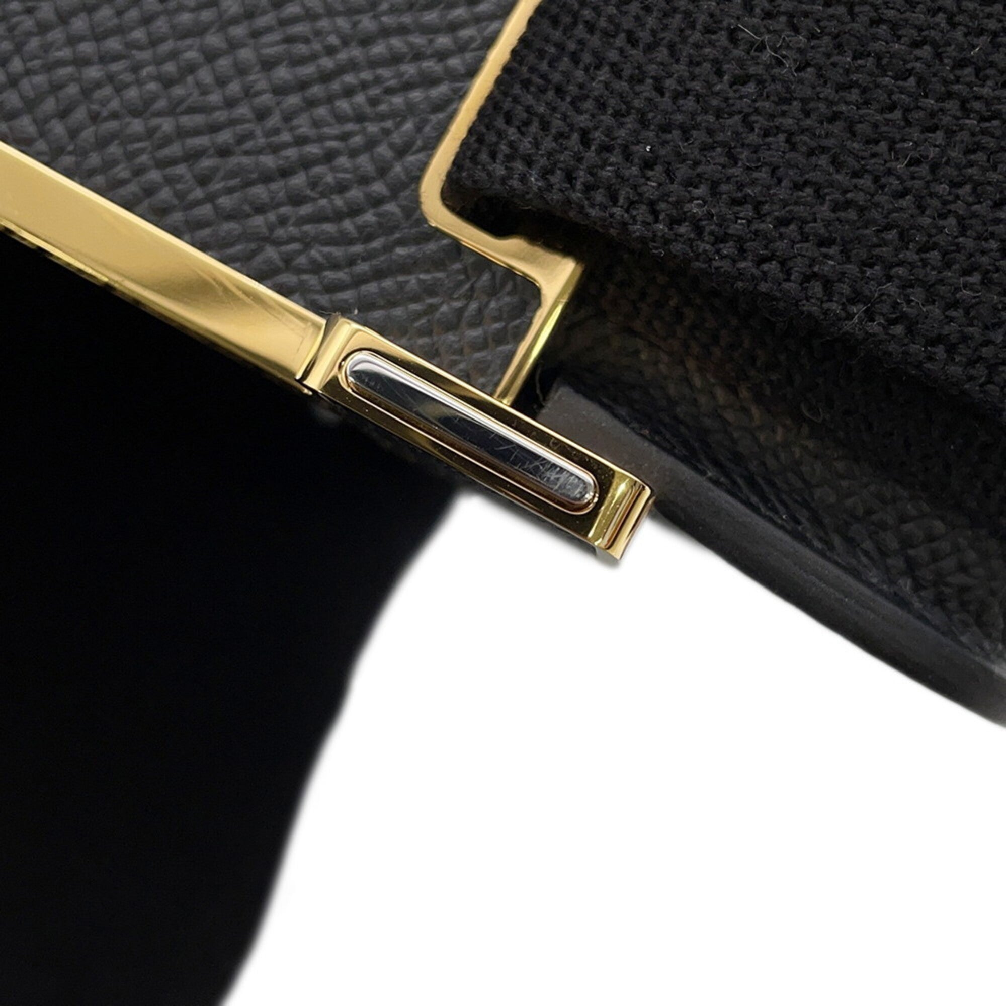 Hermes Black Epsom Leather Handbag Shoulder Bag (Pre-Owned)