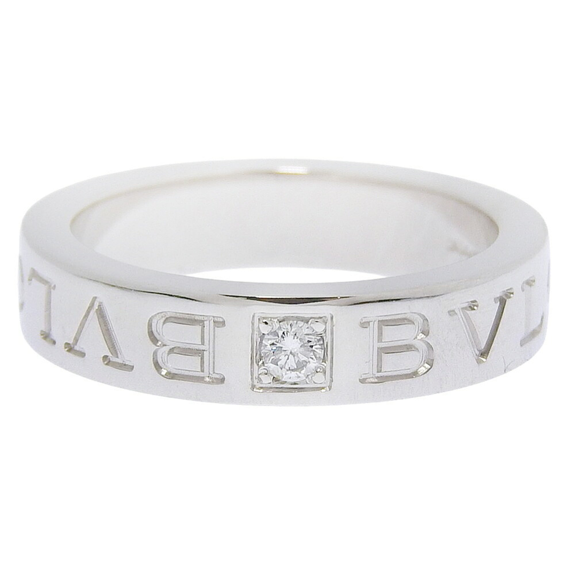 Bvlgari White Gold White Gold (18K) Band Ring (Pre-Owned)