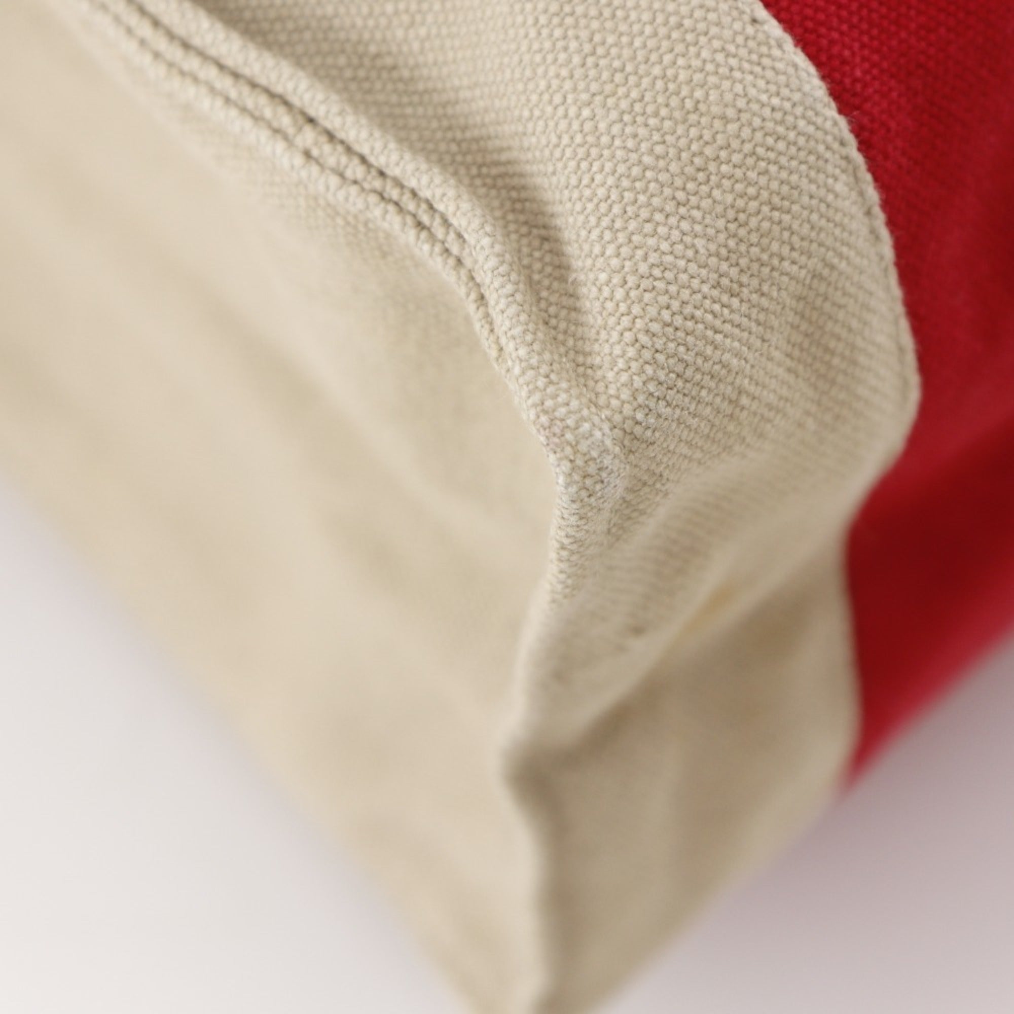 Hermes Red Color Cotton Clutch Bag (Pre-Owned)