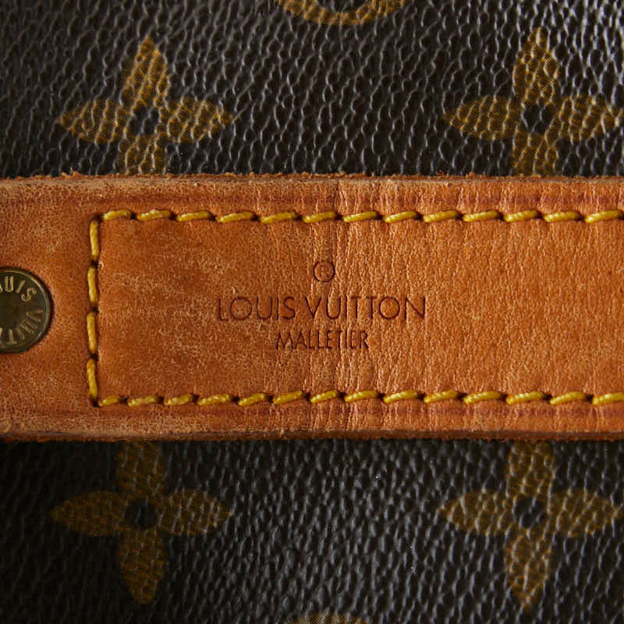 Louis Vuitton Brown Pvc Leather Boston Bag Shoulder Bag (Pre-Owned)