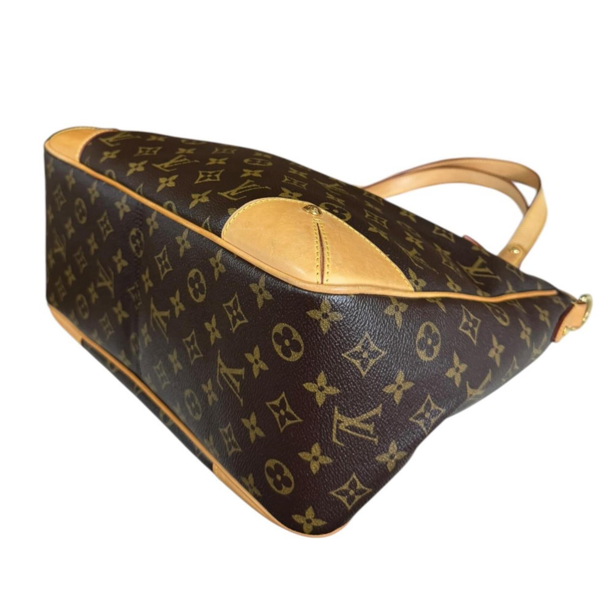 Louis Vuitton Brown Monogram Canvas Shoulder Bag (Pre-Owned)