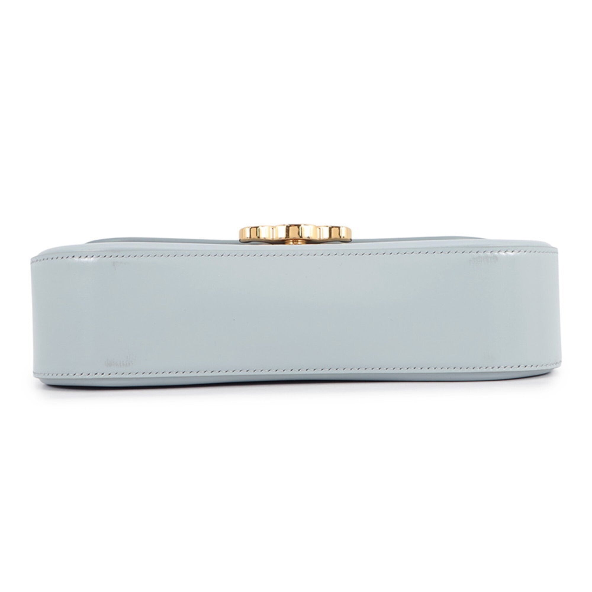 Celine Light Blue Leather Handbag (Pre-Owned)