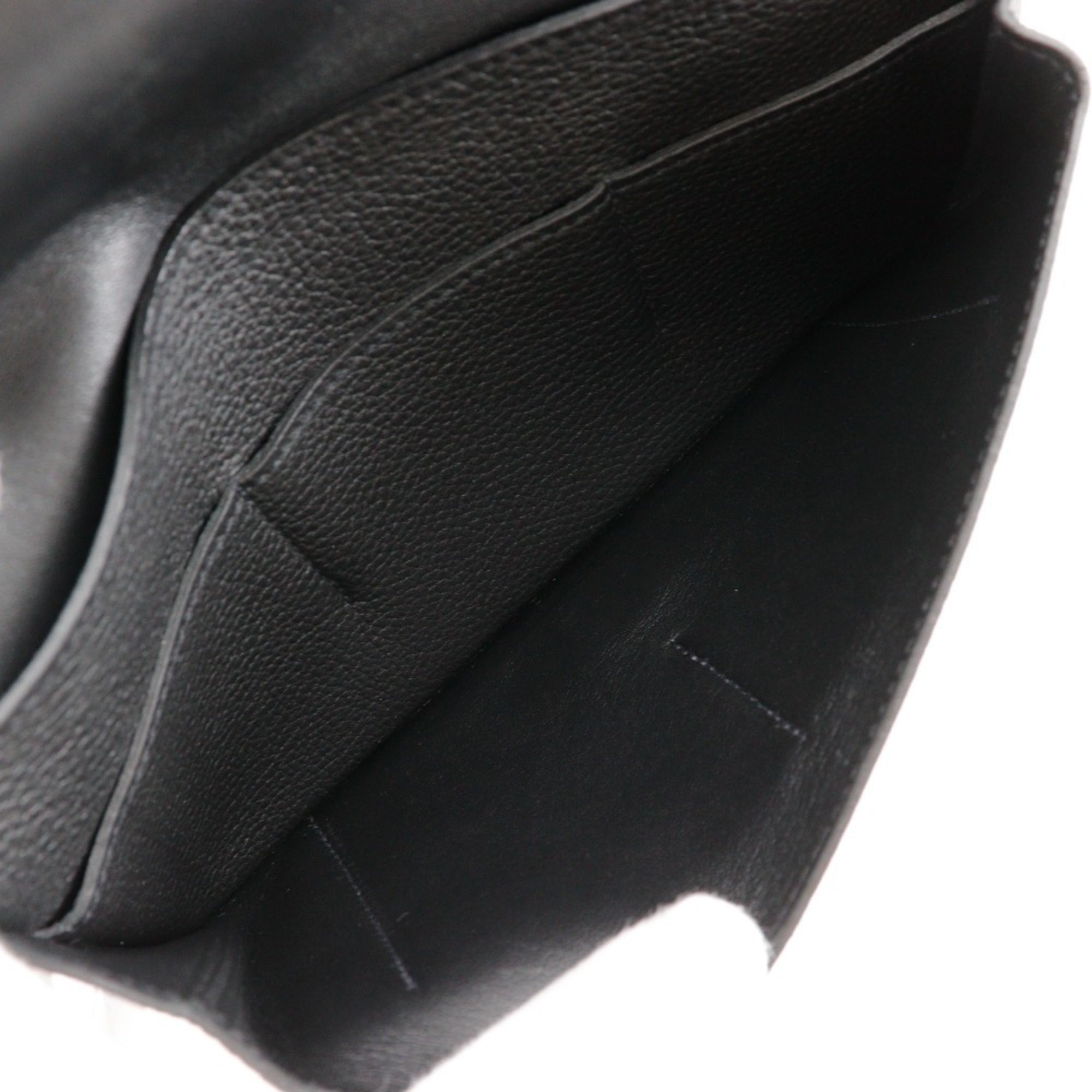 Hermes Black Togo Leather Wallet (Bi-Fold) (Pre-Owned)