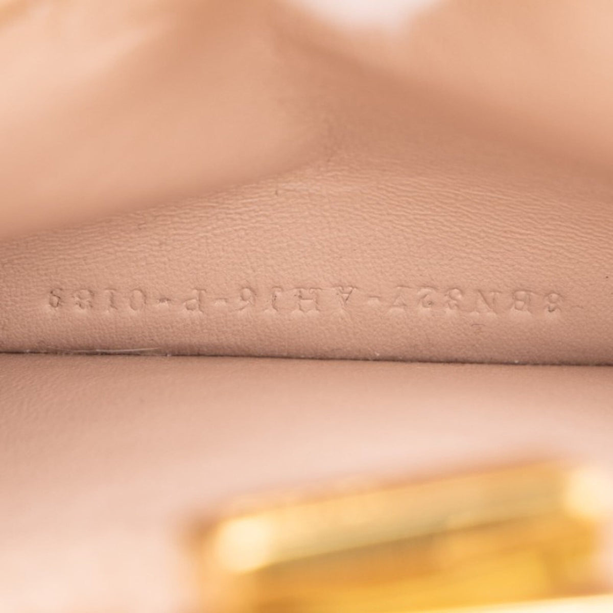 Fendi Beige Pink Leather Handbag Shoulder Bag (Pre-Owned)