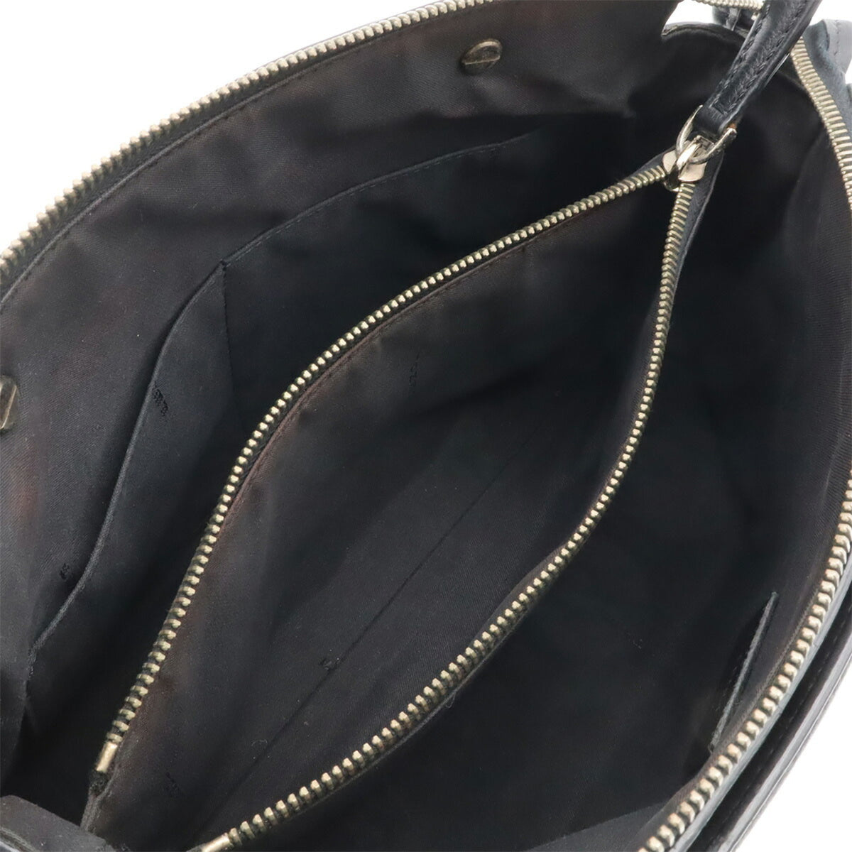 Fendi Black Leather Handbag Shoulder Bag (Pre-Owned)