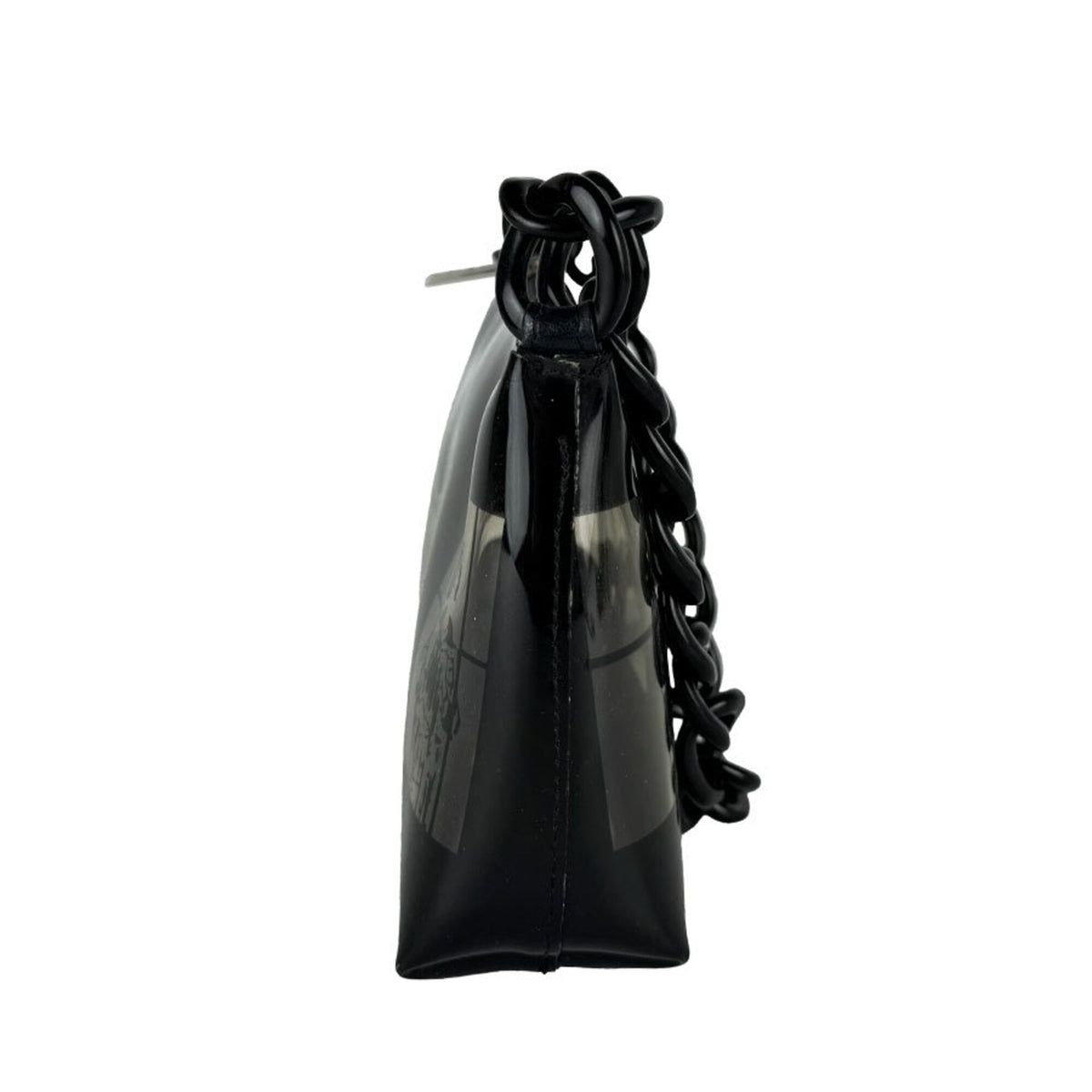 Chanel Black Clear Pvc Shoulder Bag (Pre-Owned)