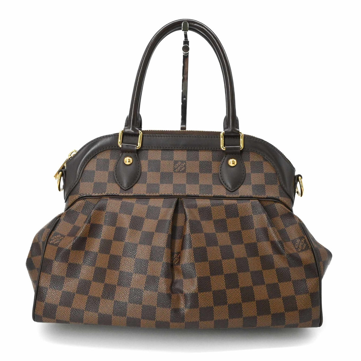 Louis Vuitton Brown Damier Canvas Handbag Shoulder Bag (Pre-Owned)