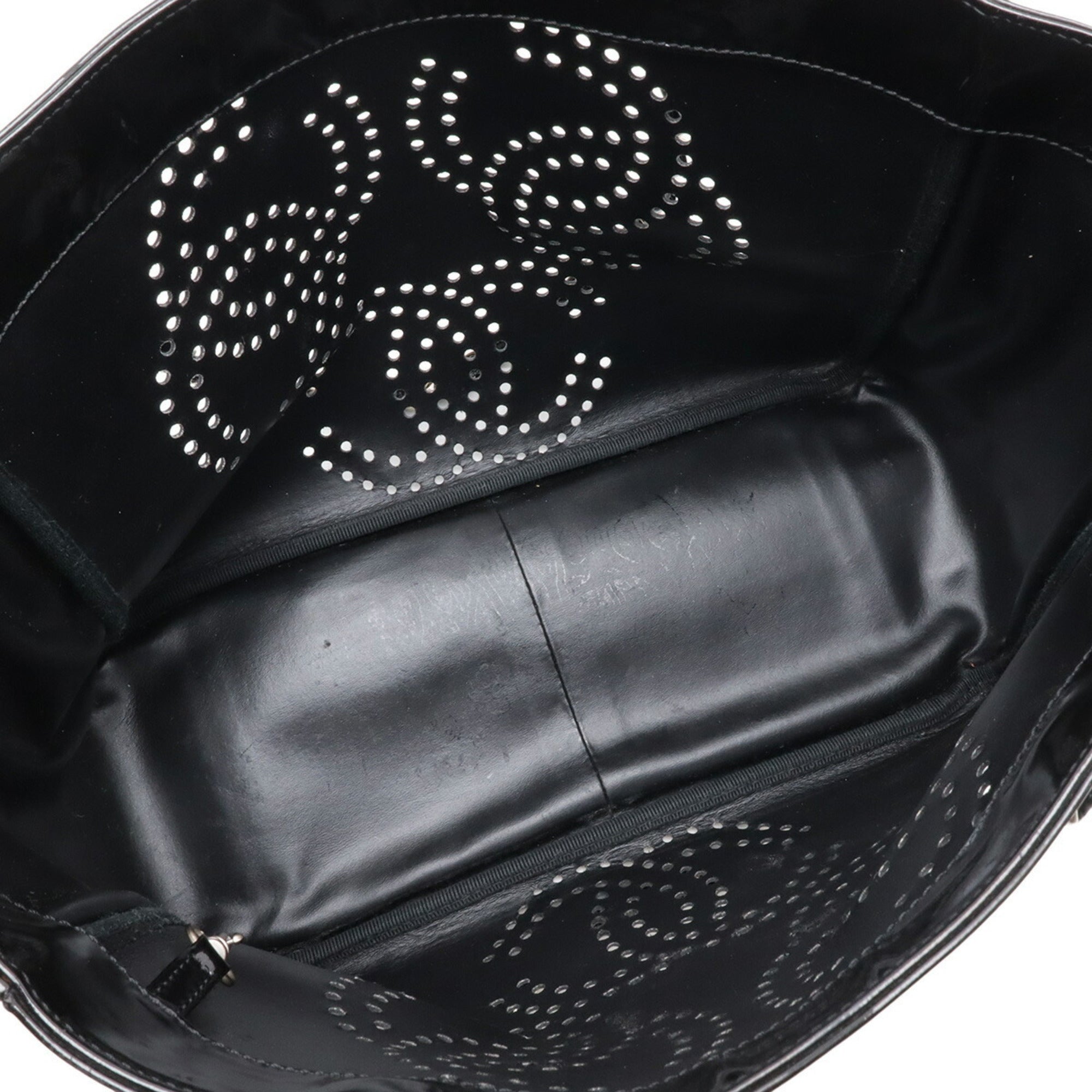 Chanel Black White Handbag Pouch Shoulder Bag Tote Bag (Pre-Owned)