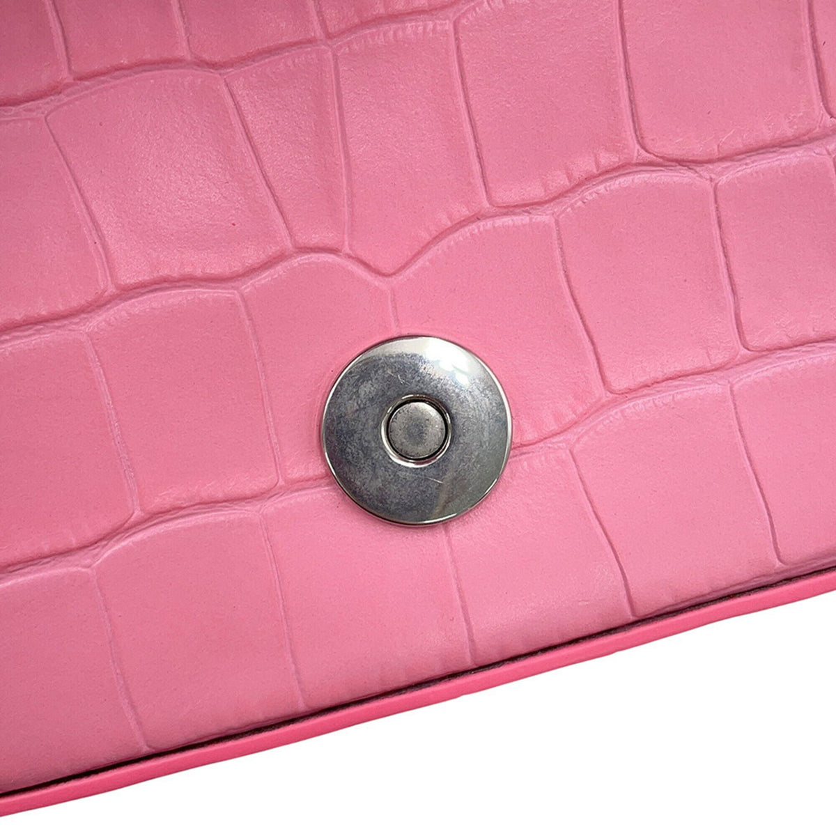 Balenciaga Pink Leather Handbag Shoulder Bag (Pre-Owned)