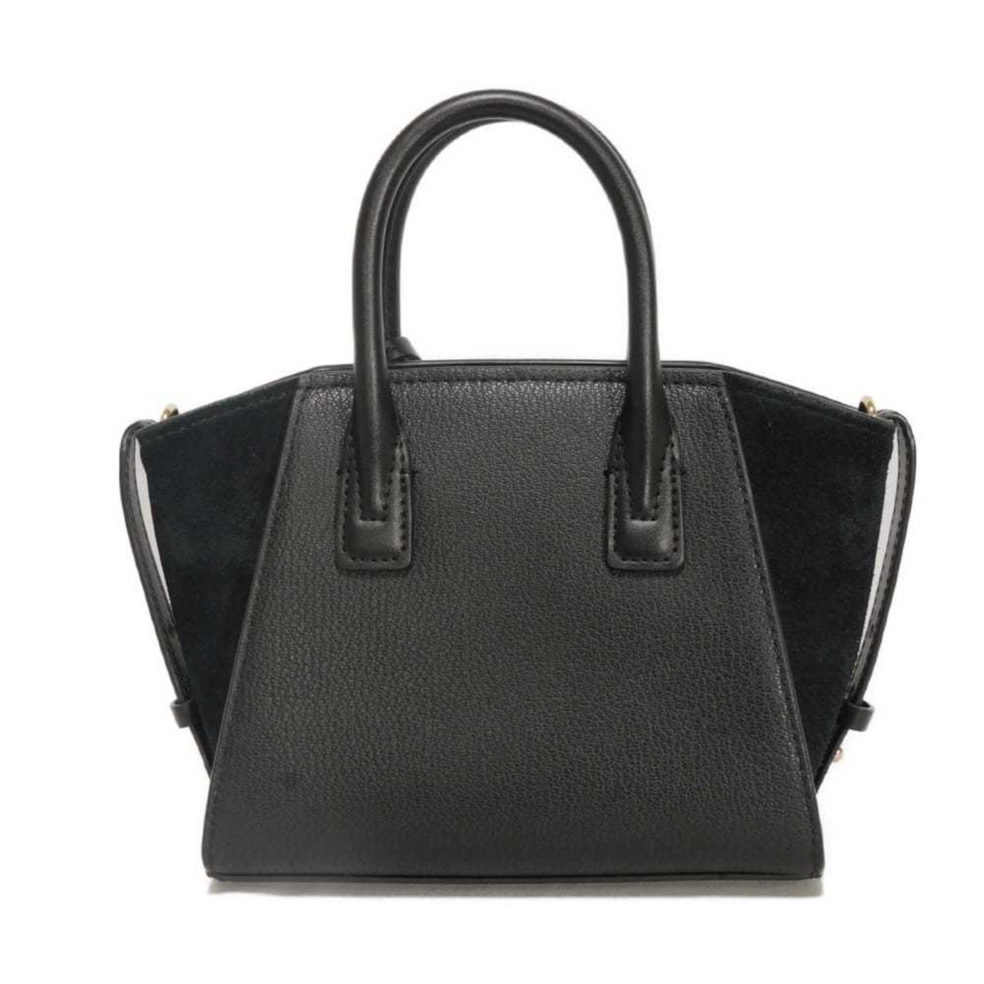 Michael Kors Black Suede Handbag (Pre-Owned)