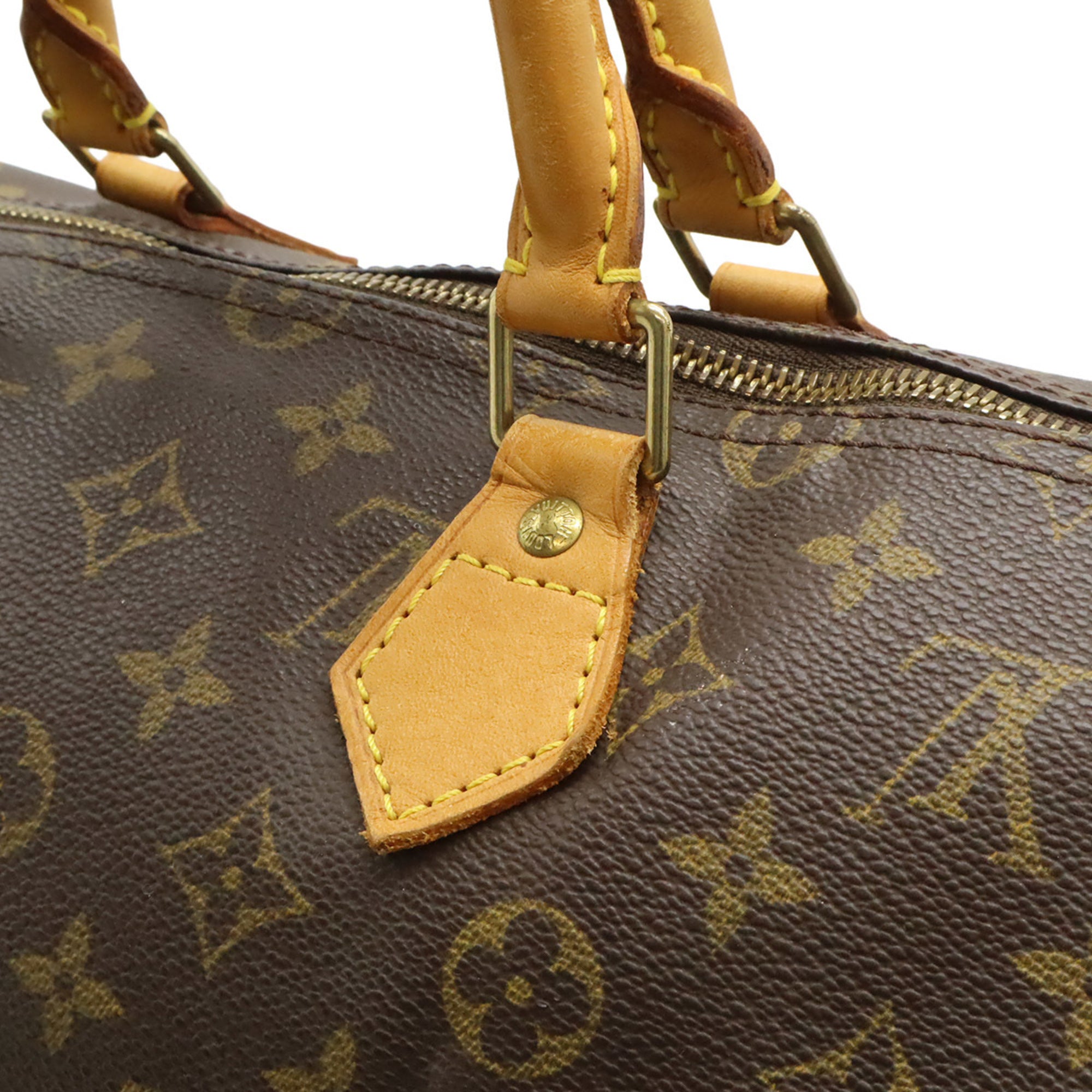 Louis Vuitton Brown Monogram Canvas Boston Bag Handbag (Pre-Owned)