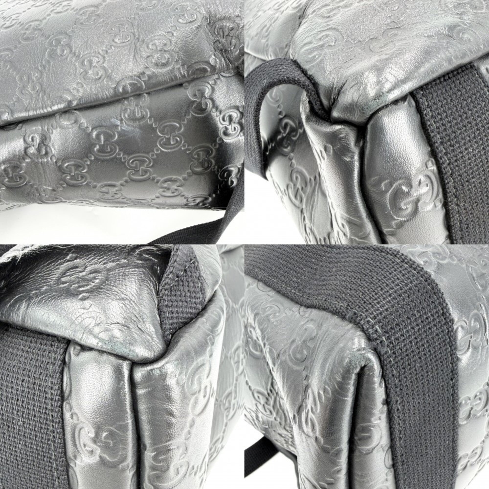 Gucci Black Leather Backpack (Pre-Owned)