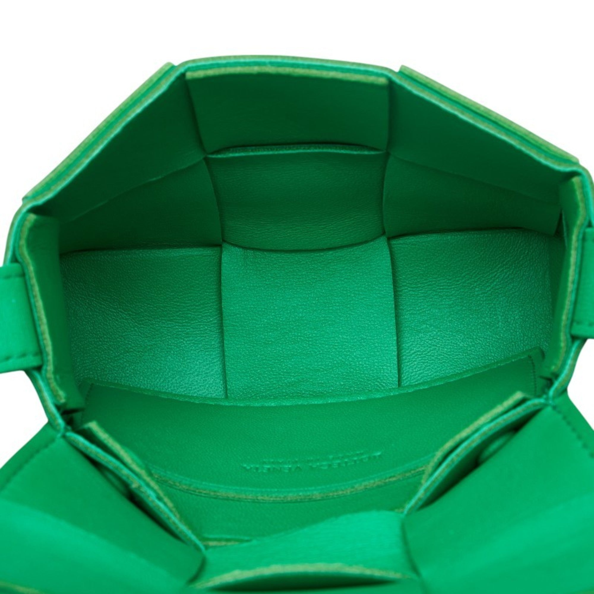 Bottega Veneta Green Leather Shoulder Bag (Pre-Owned)