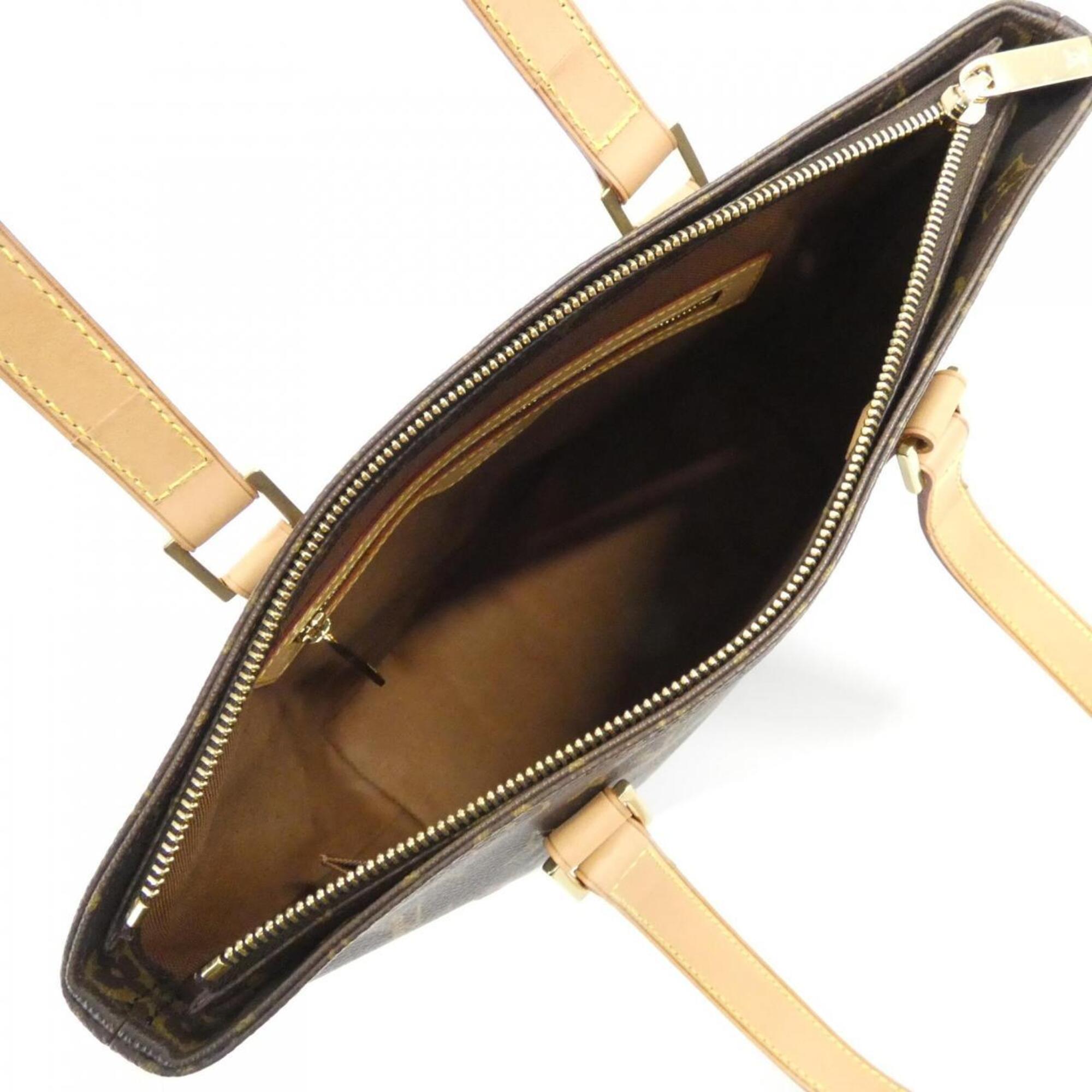 Louis Vuitton Marron Coated Canvas Handbag (Pre-Owned)