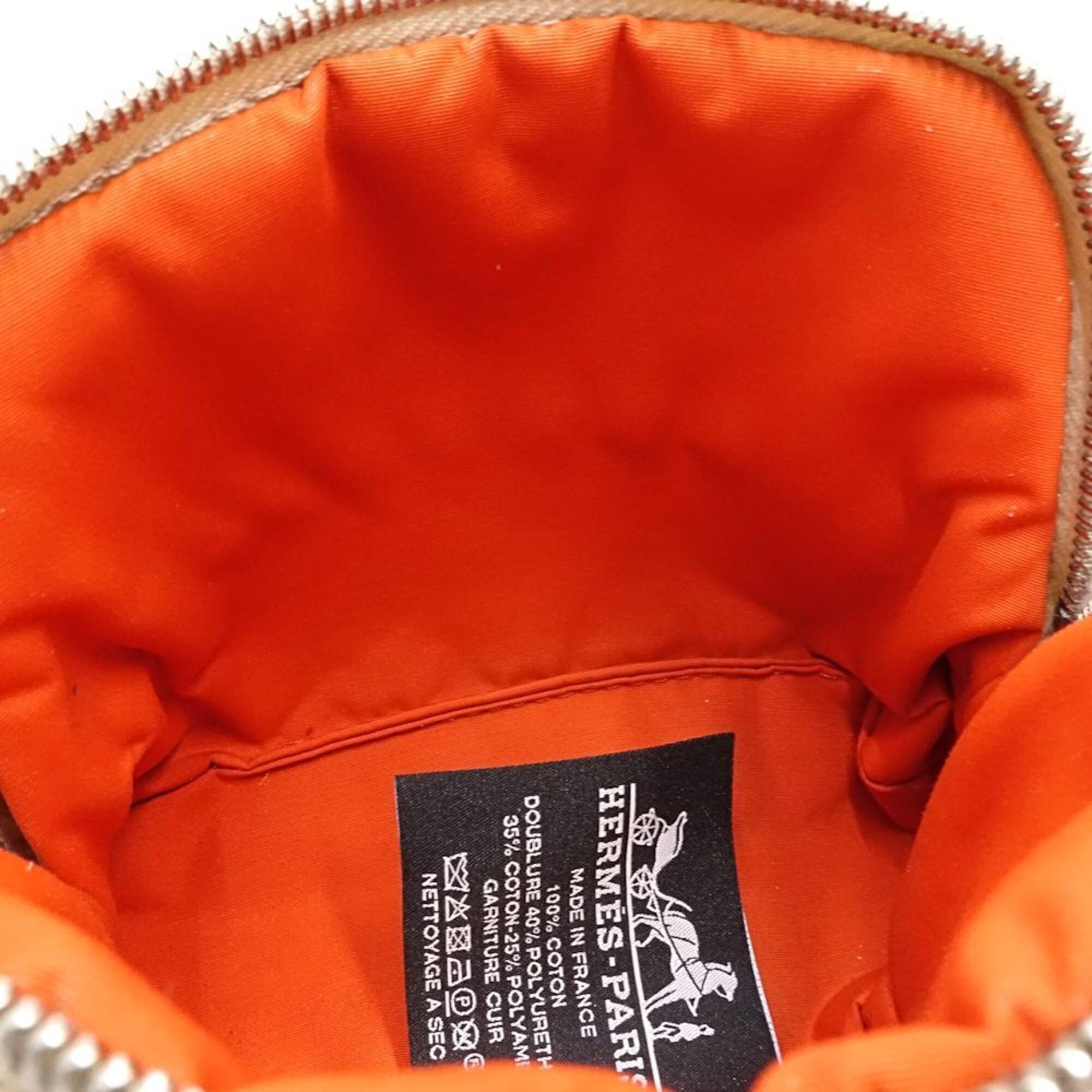 Hermes Beige Cotton Pouch (Pre-Owned)