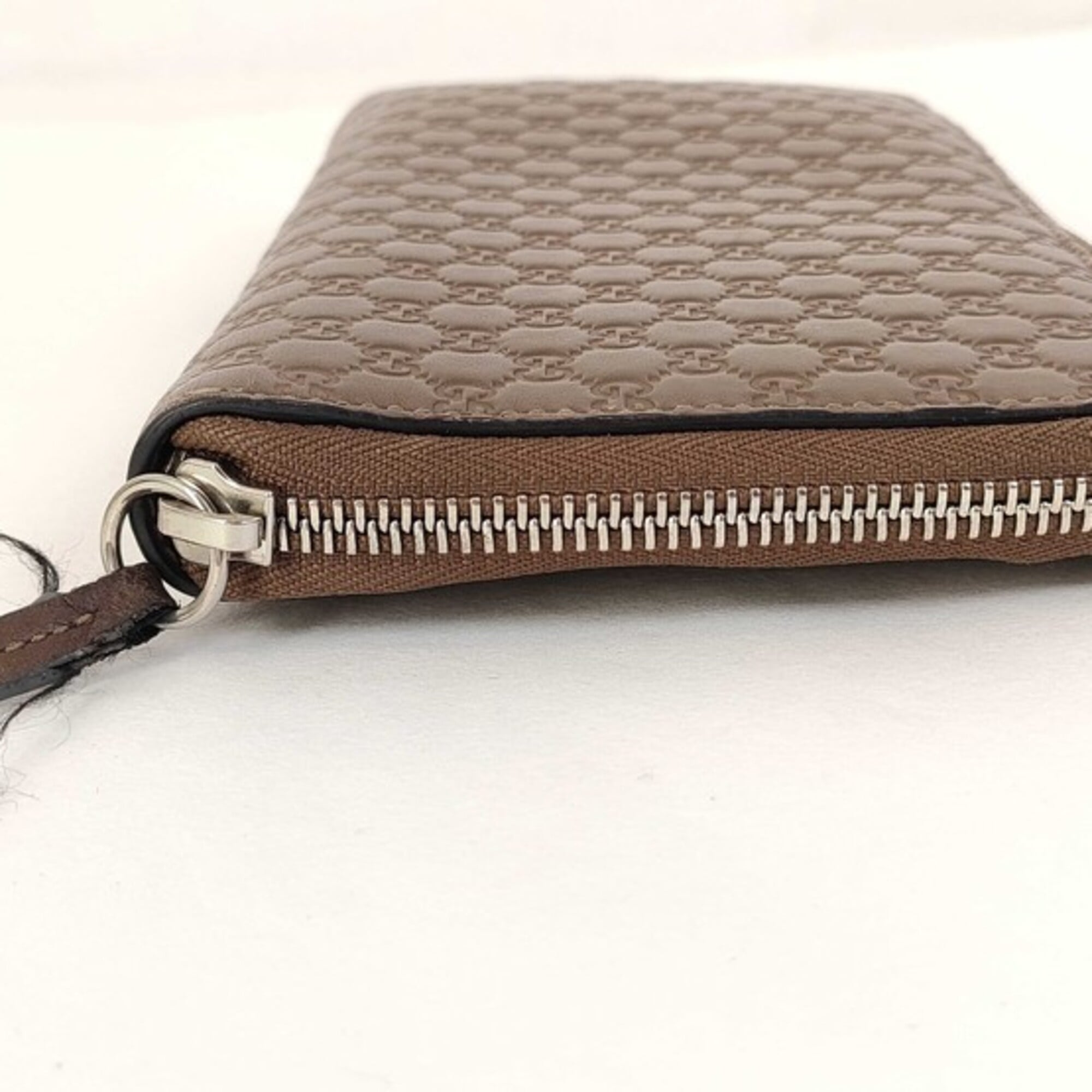 Gucci Brown Leather Coin Purse/Coin Case (Pre-Owned)