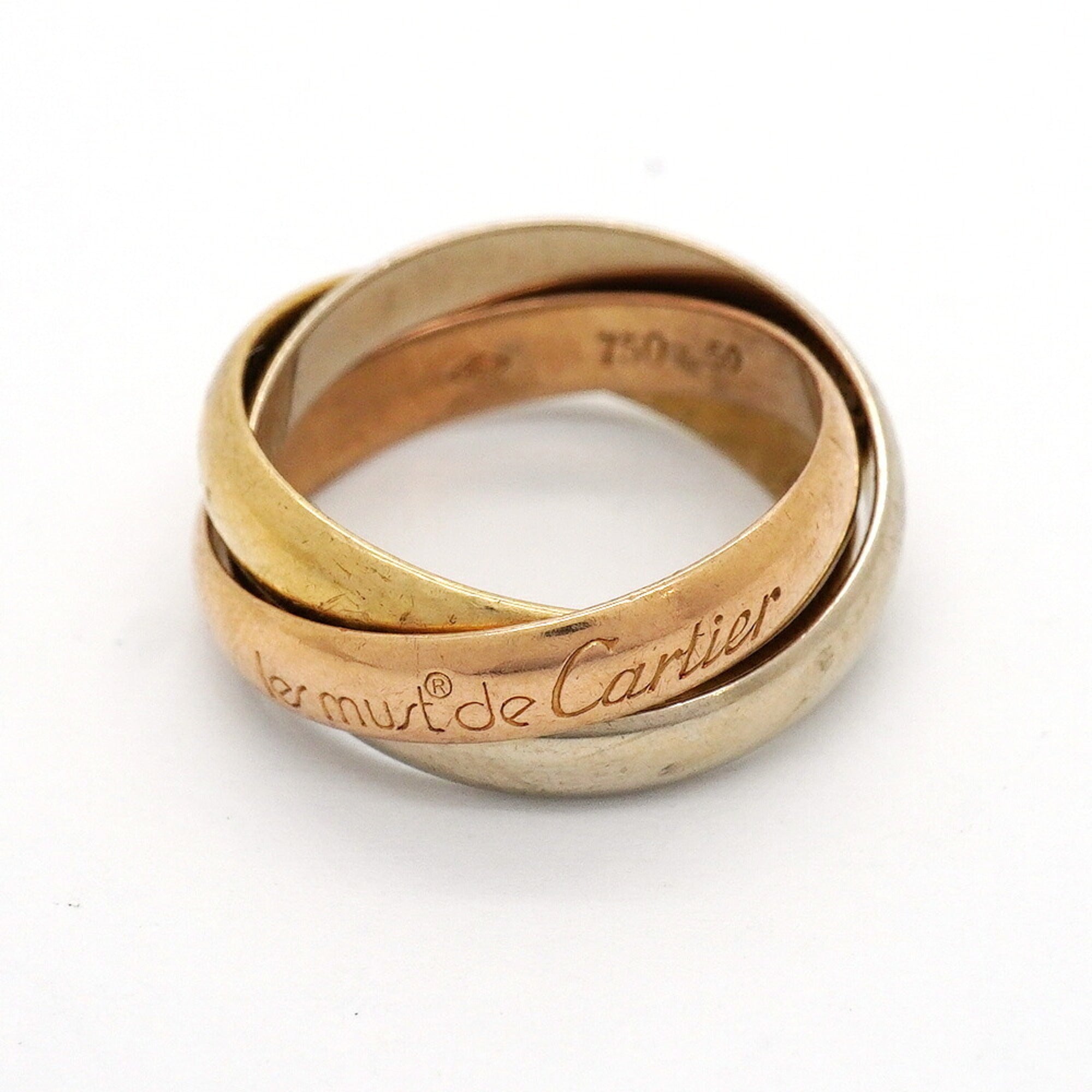 Cartier Yellow Gold (18K) Pink Gold (18K) White Gold (18K) Band Ring (Pre-Owned)