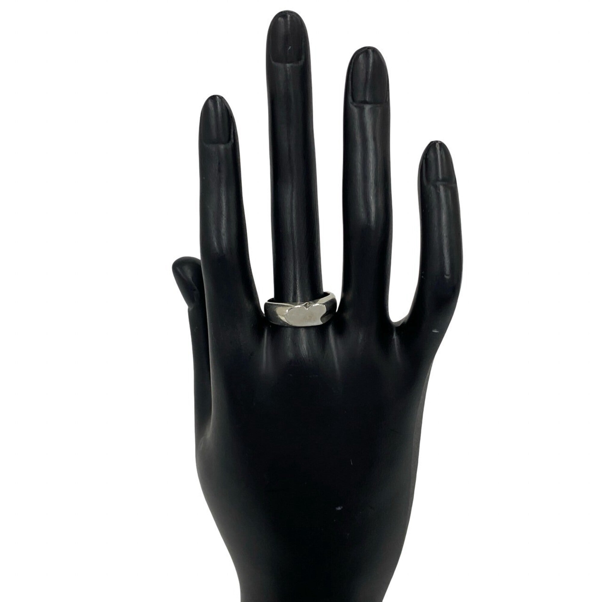 Tiffany Silver Silver 925 Band Ring (Pre-Owned)