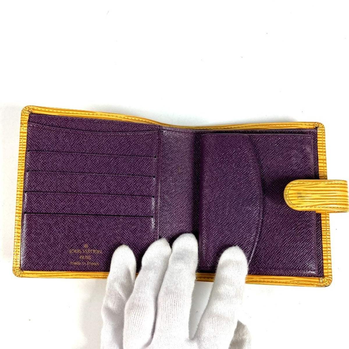 Louis Vuitton Yellow Epi Leather Wallet (Bi-Fold) (Pre-Owned)