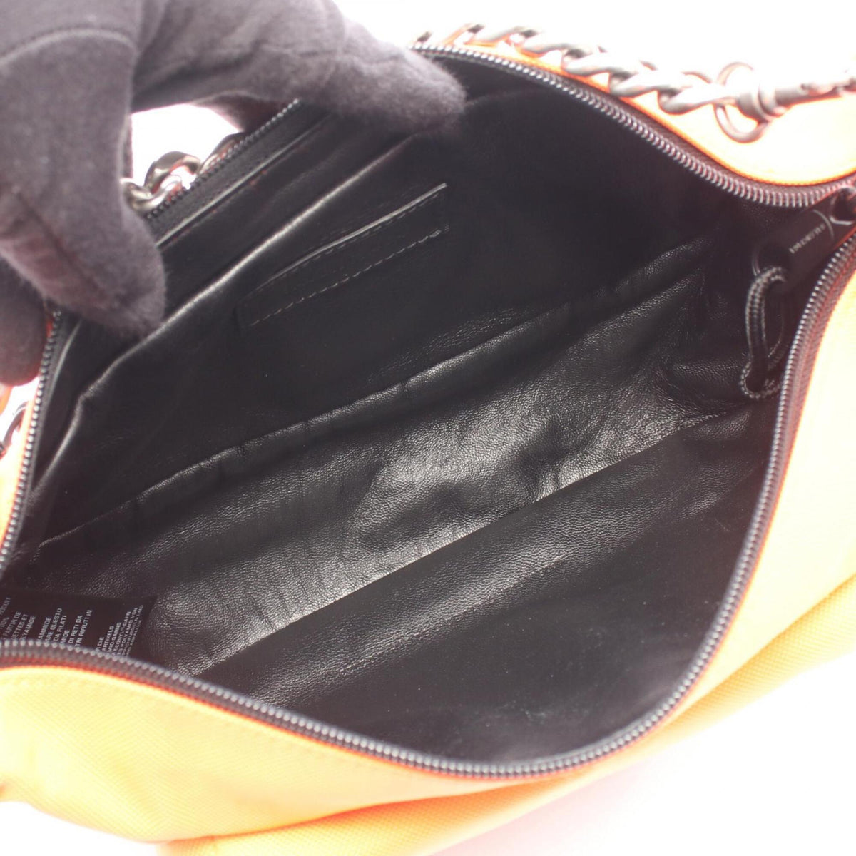 Balenciaga Orange Canvas Handbag Shoulder Bag (Pre-Owned)