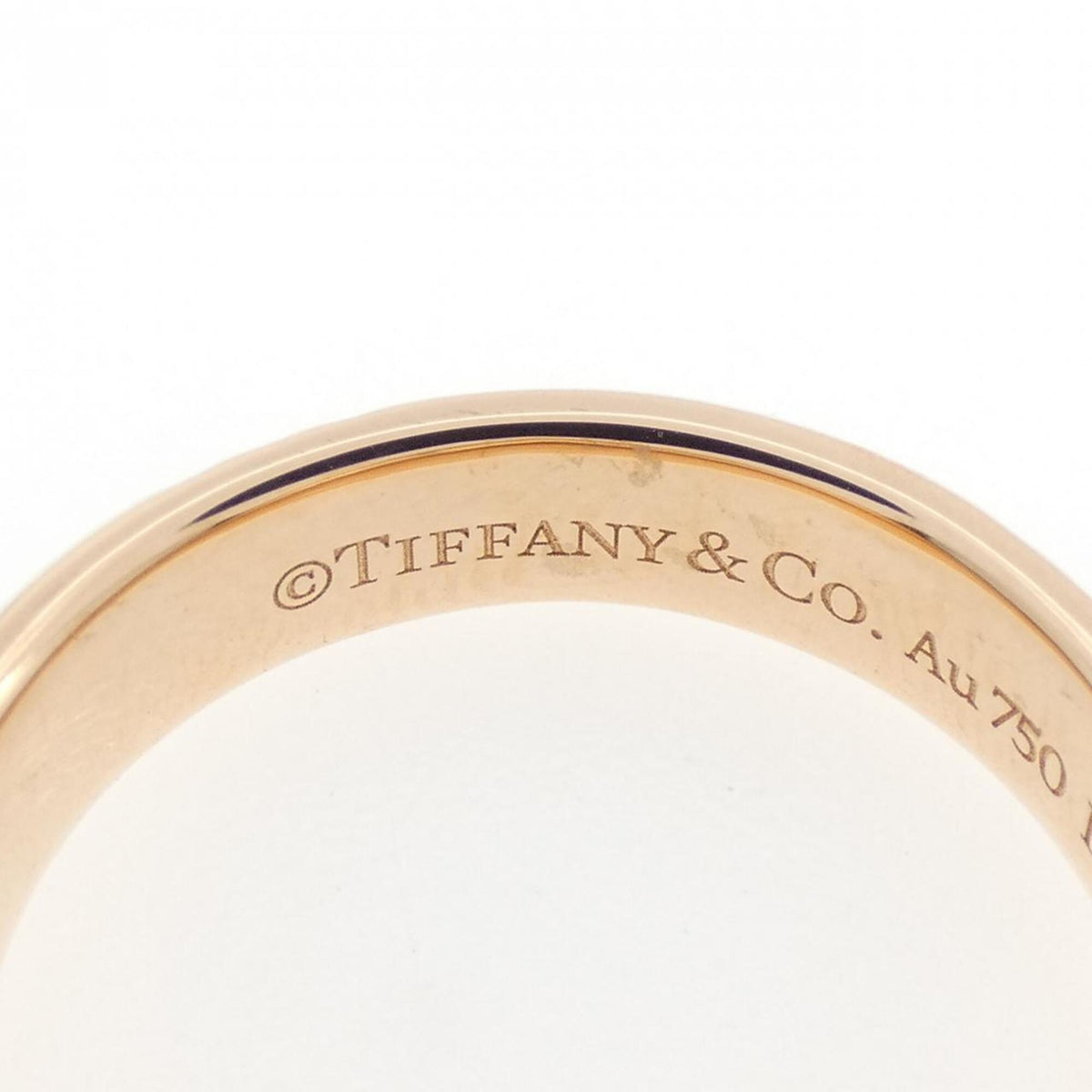 Tiffany Pink Gold (18K) Band Ring (Pre-Owned)