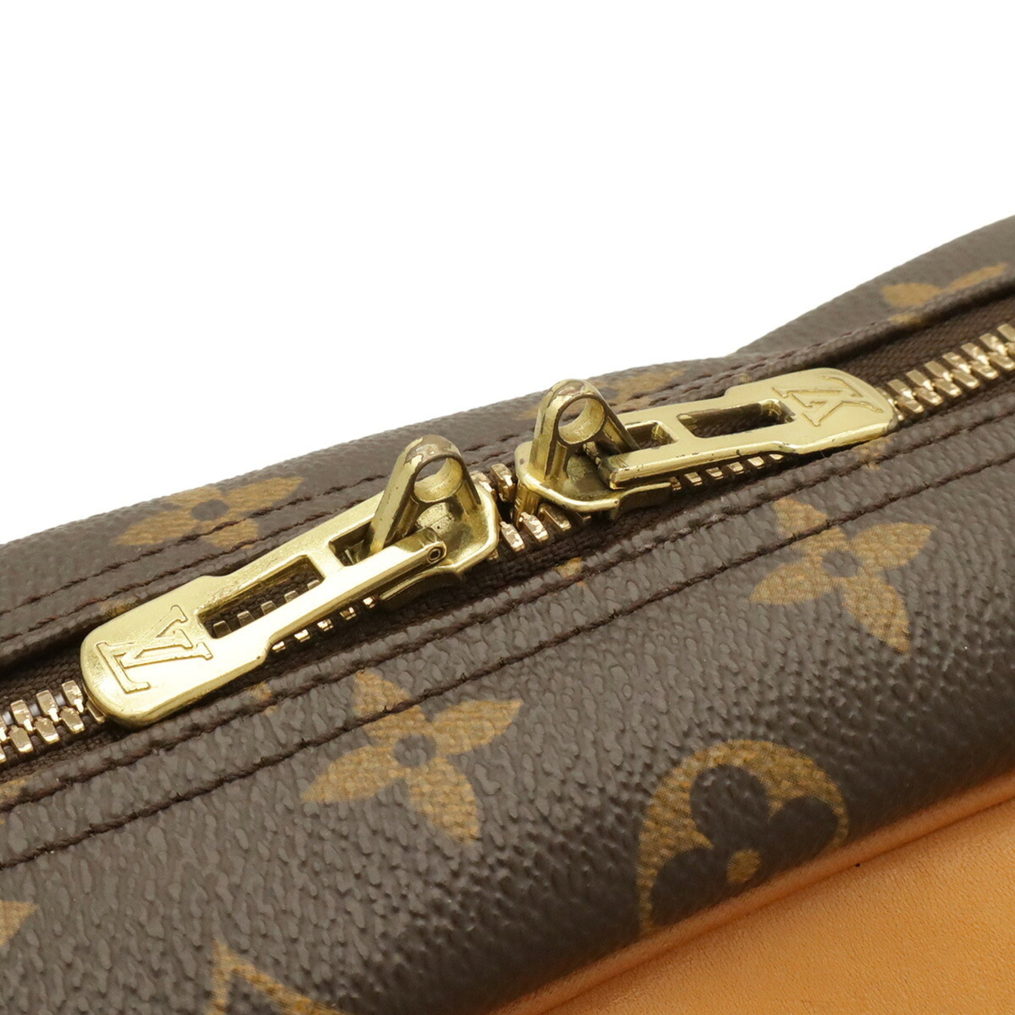 Louis Vuitton Brown Monogram Canvas Boston Bag Handbag (Pre-Owned)