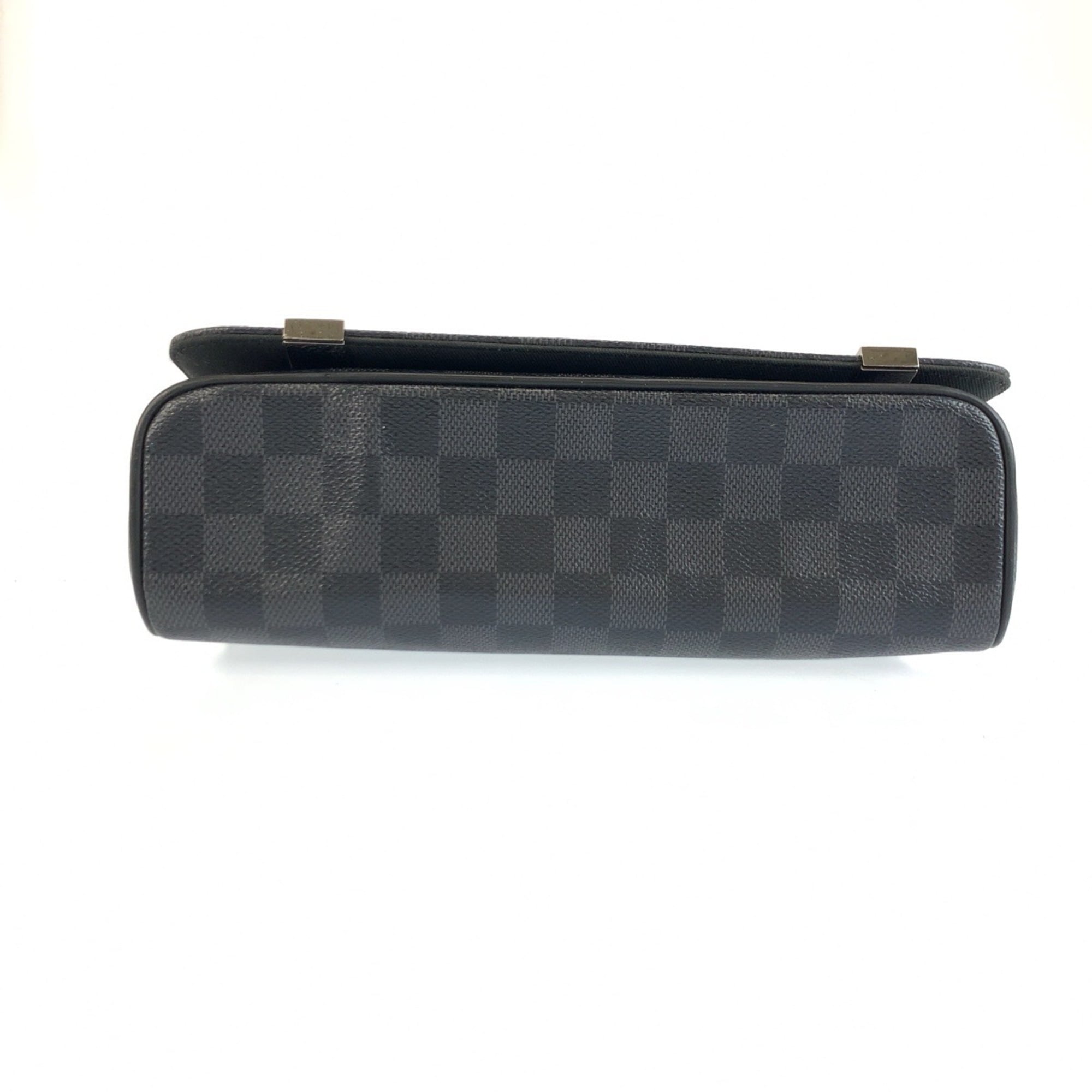 Louis Vuitton Black Multi-Color Damier Graphite Messenger Bag Shoulder Bag (Pre-Owned)