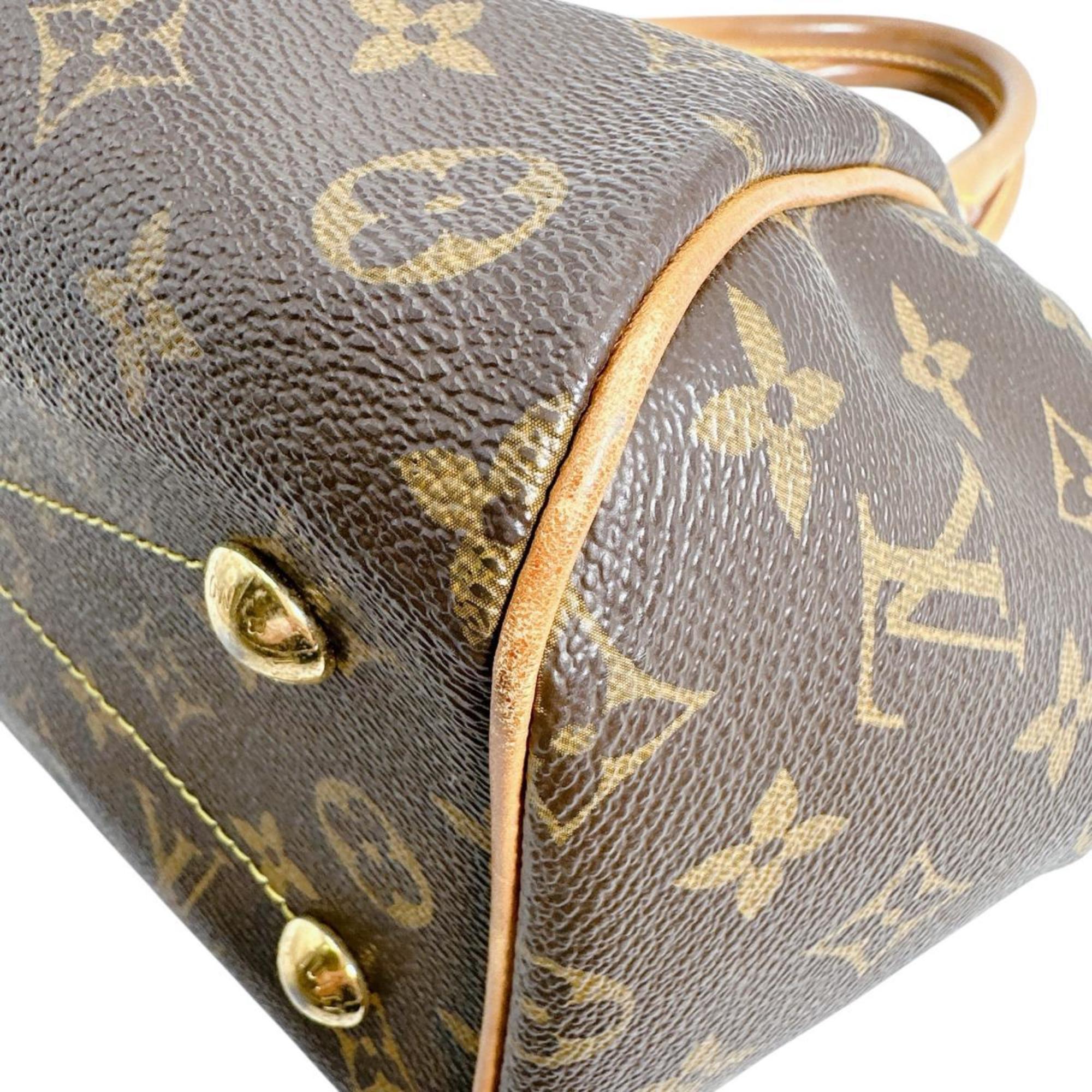 Louis Vuitton Brown Monogram Canvas Handbag (Pre-Owned)