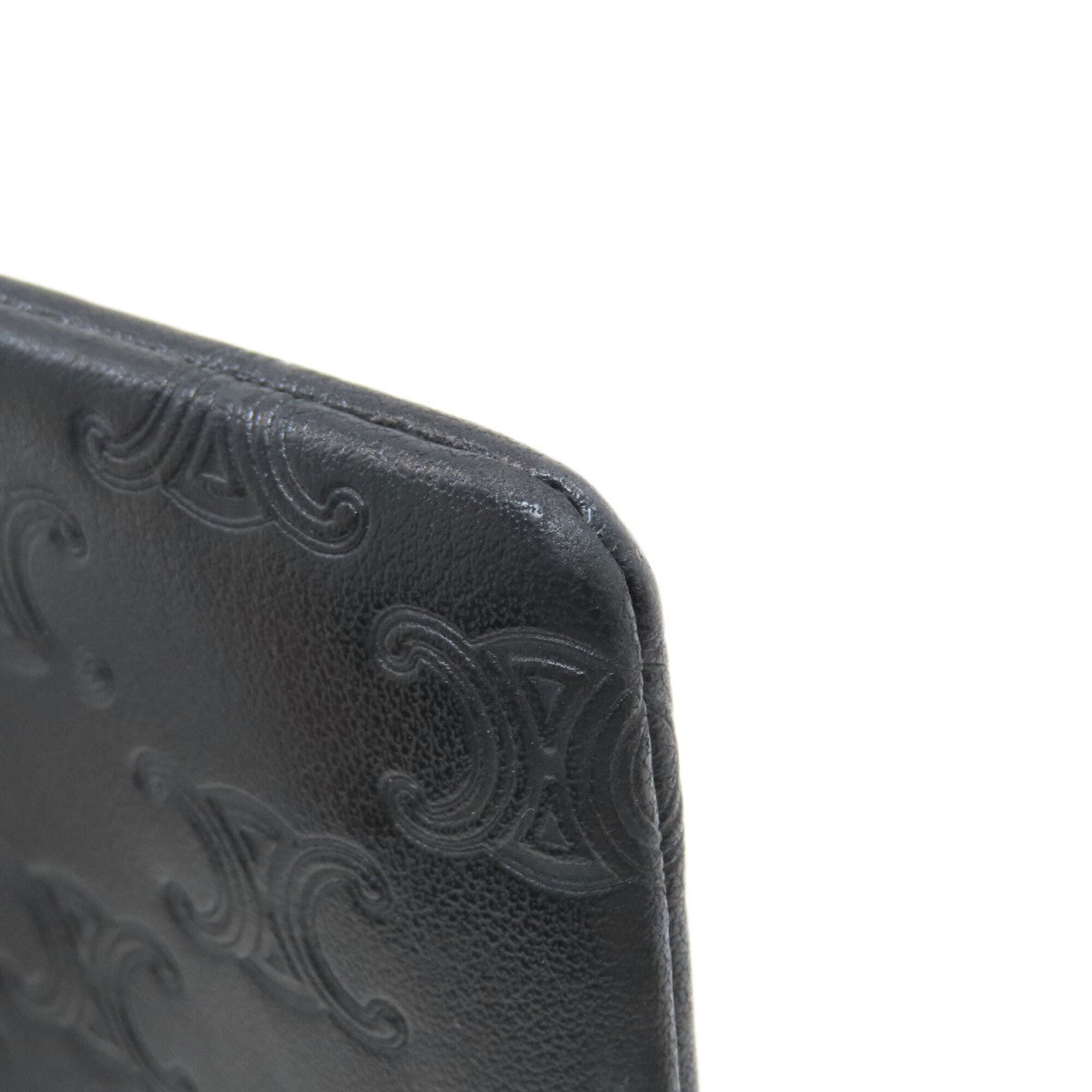 Celine Black Leather Coin Purse/Coin Case (Pre-Owned)