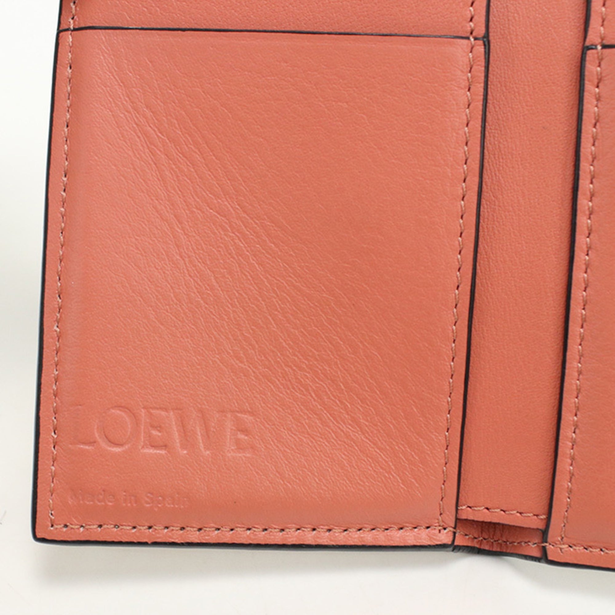 Loewe Beige Leather Wallet (Tri-Fold) (Pre-Owned)