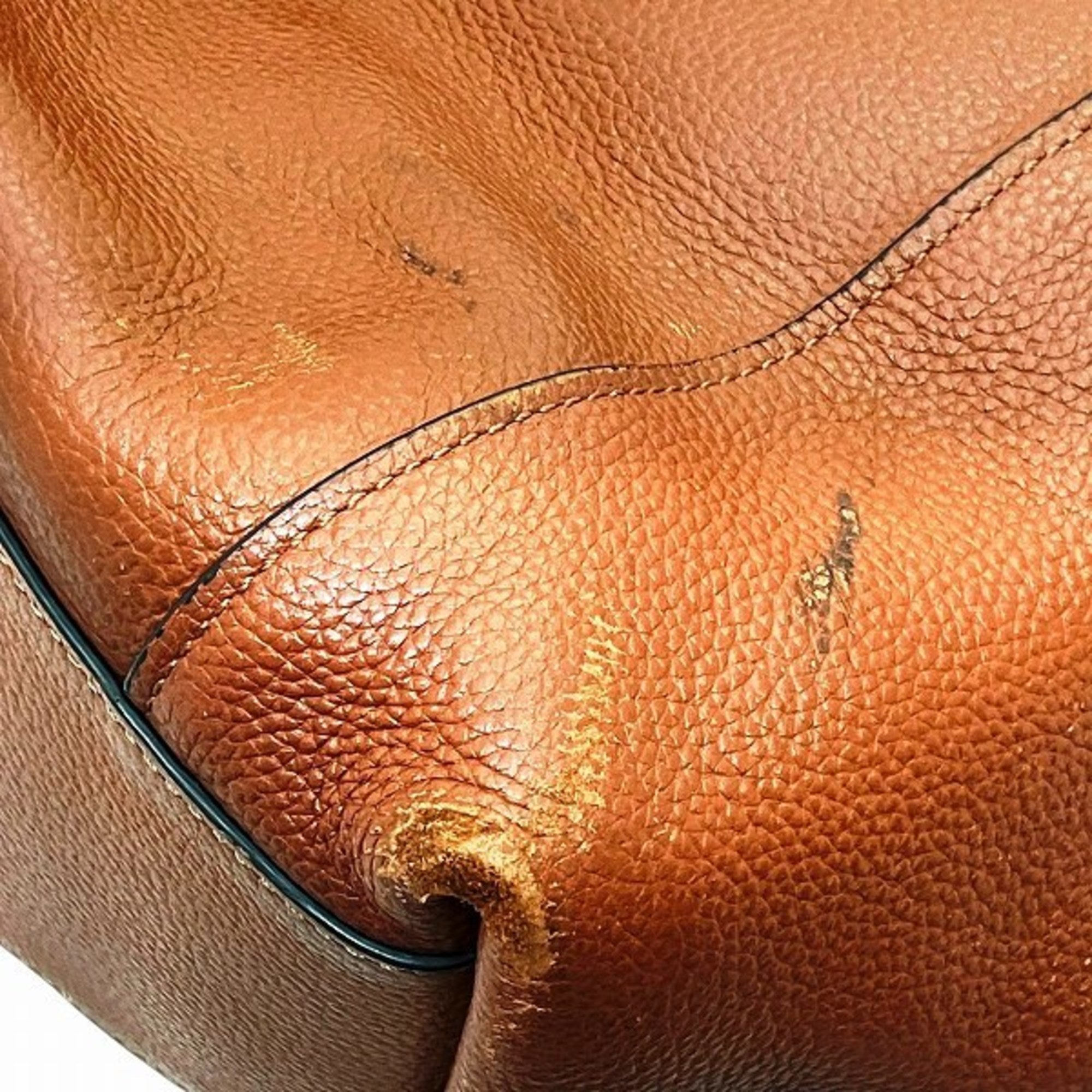 Coach Brown Leather Tote Bag (Pre-Owned)